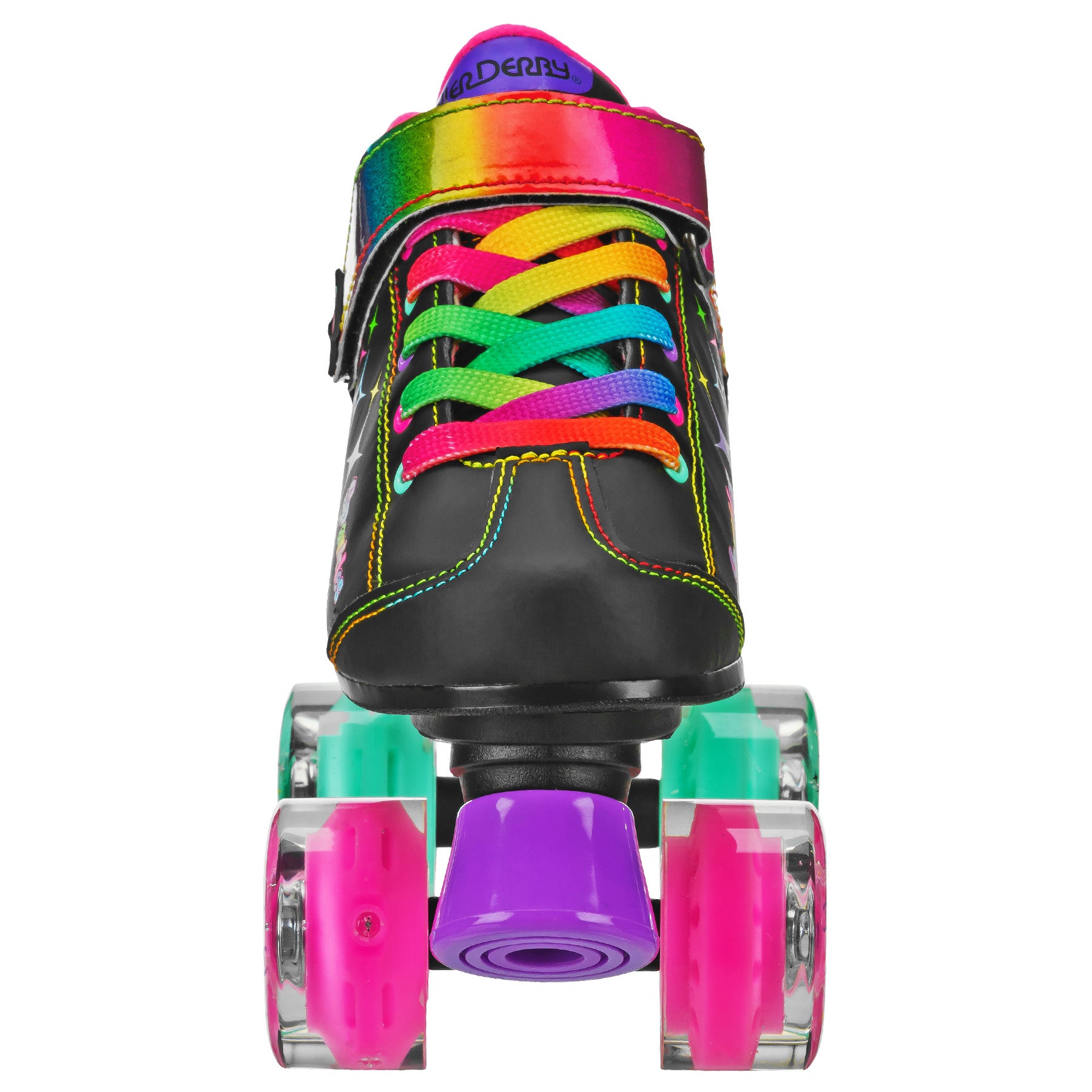 Sparkles LED Light Up Roller Skates for Girls - Glow in The Dark Wheels, Adjustable Sizes, Perfect for Birthday Gifts & Outdoor Fun