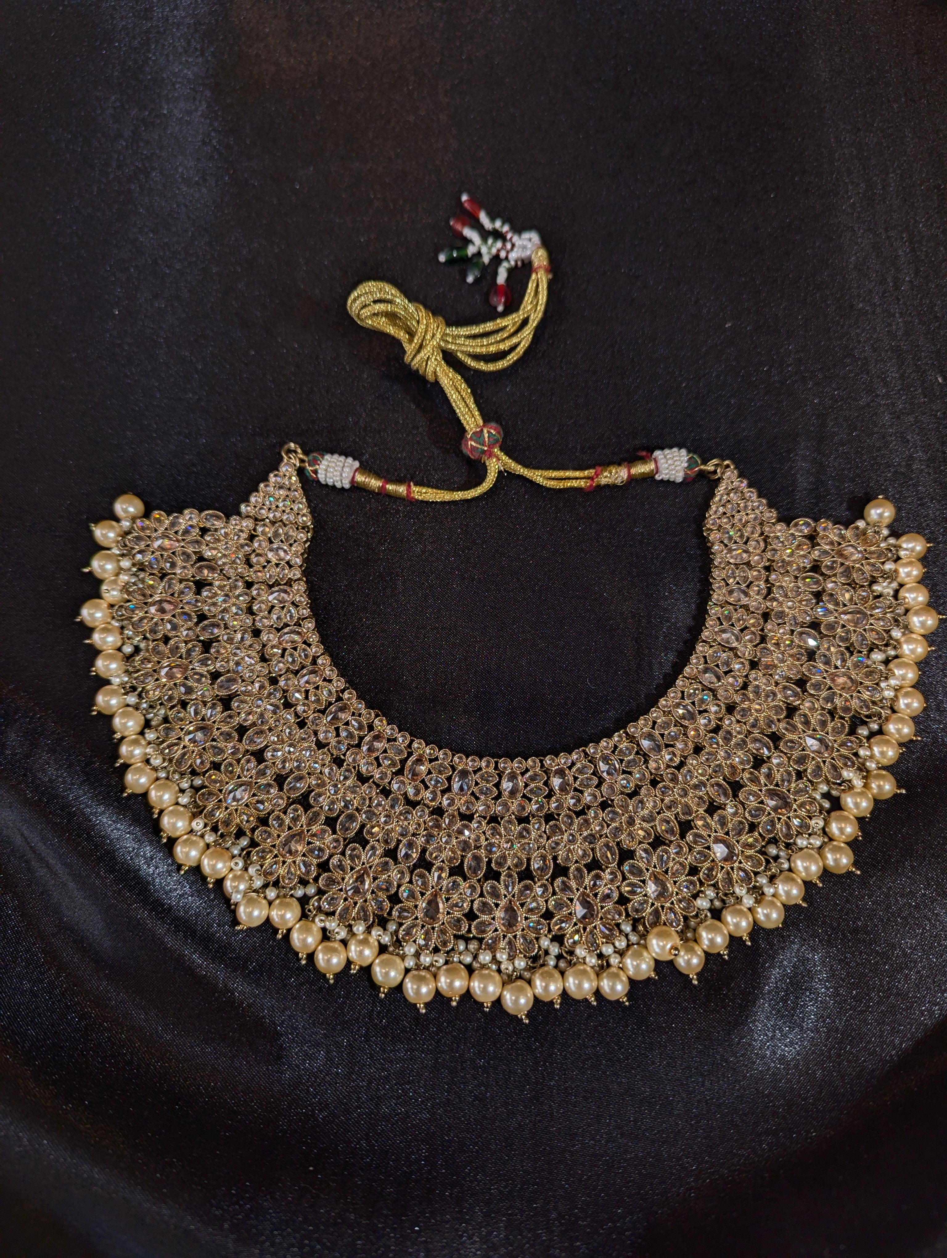 Eesha Polki Bridal Jewelry Set – Exquisite Indian Wedding Necklace, Earrings & Maang Tikka for Brides | Perfect for Weddings, Engagements & Special Occasions