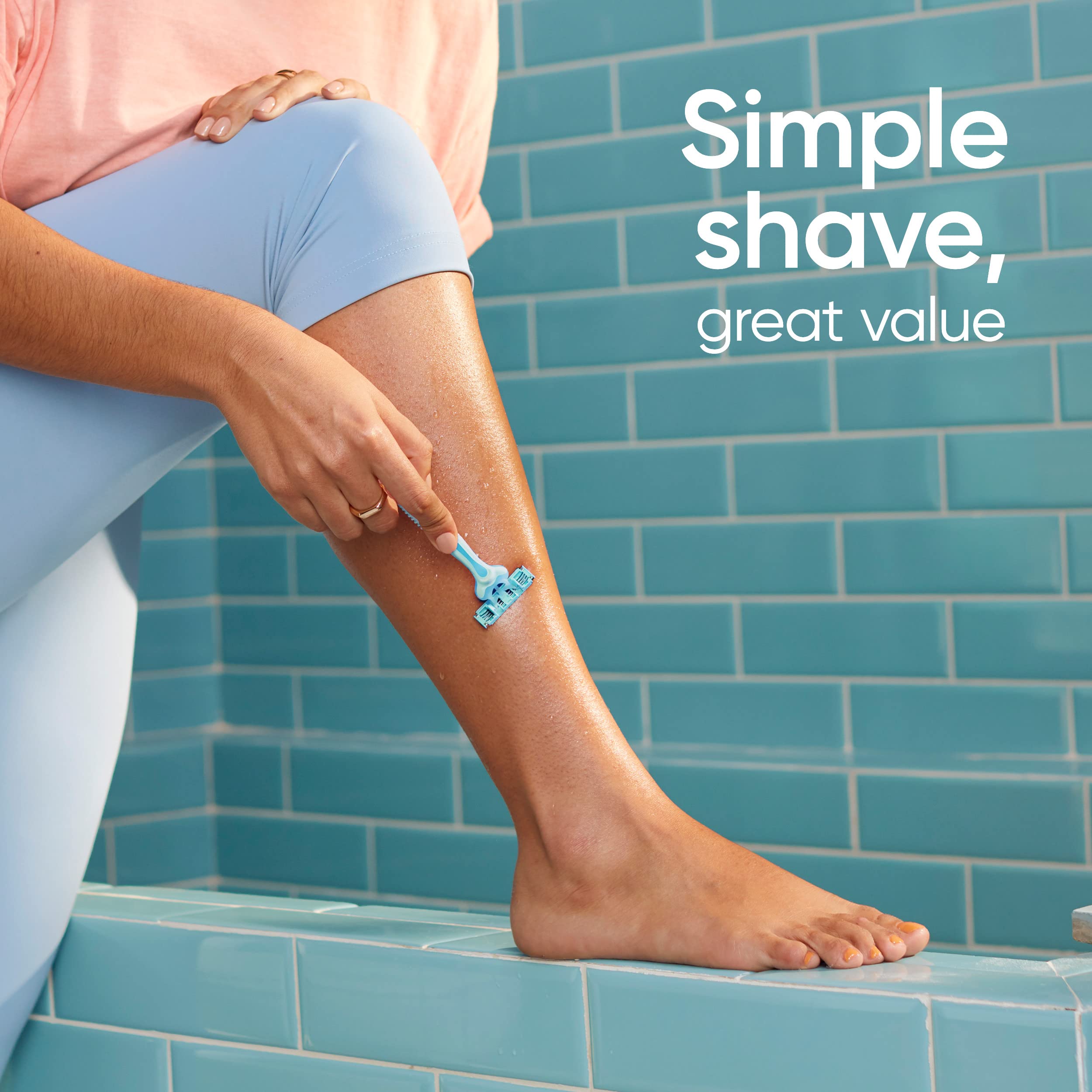 Gillette Simply Venus 2 Disposable Razors for Women - 36 Count (4 Packs of 9) - Smooth Shaving for Legs, Underarms & Bikini Area - Travel & Everyday Use
