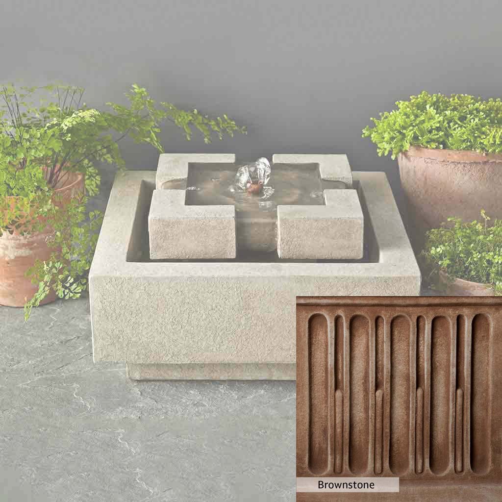 Campania International M Series Escala Outdoor Fountain - Elegant Garden Water Feature for Patio, Yard & Landscape Decor