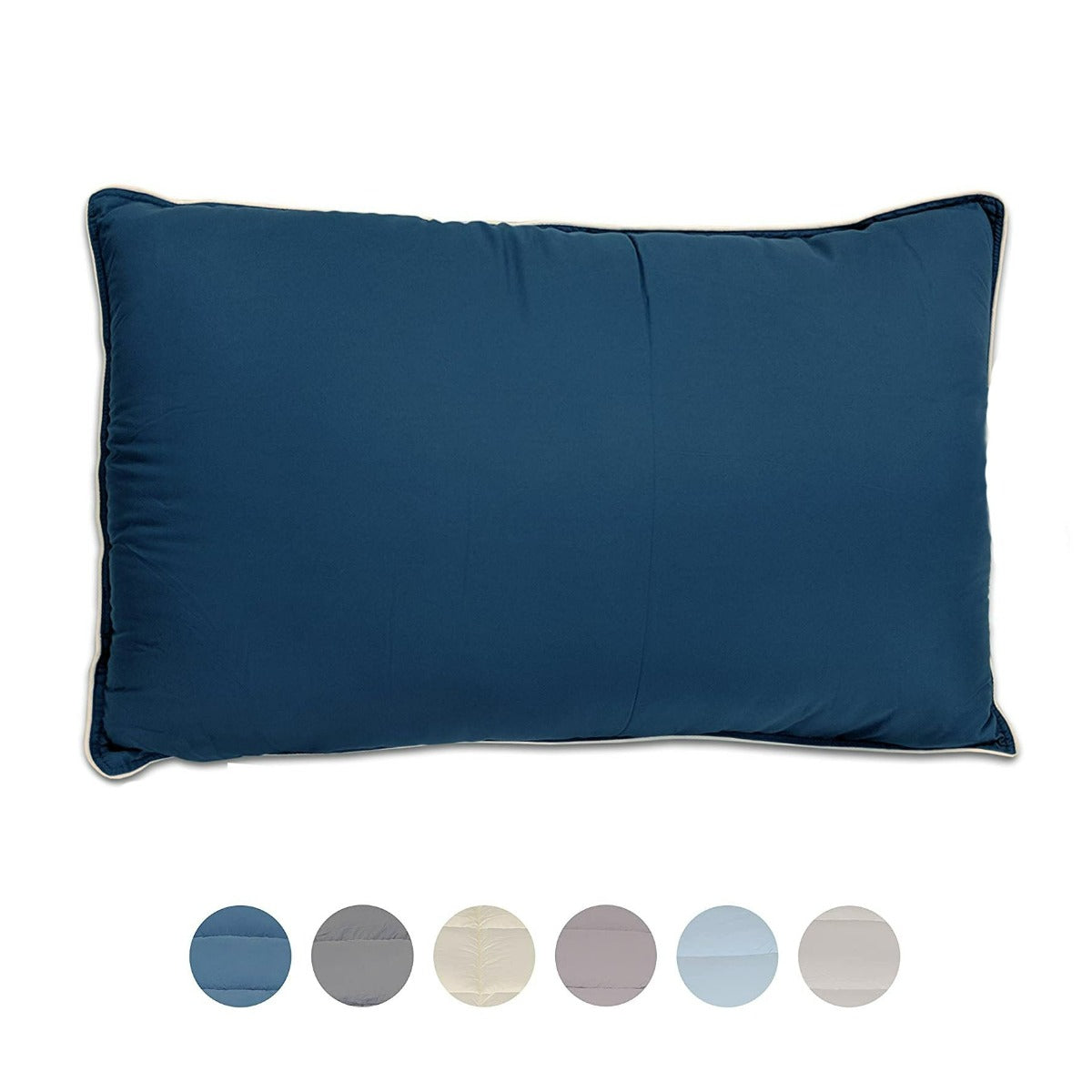 Hypoallergenic Down Alternative Pillow - Soft & Supportive Memory Foam for Side, Back & Stomach Sleepers | Perfect for Bedroom, Guest Room & Travel | Breathable & Machine Washable