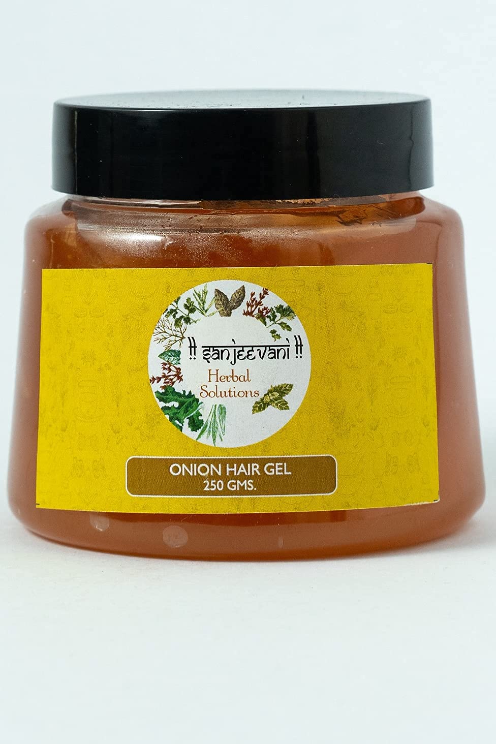 Sanjeevani Herbal Onion Hair Growth Gel - Natural Solution for Thicker, Stronger Hair | Perfect for Daily Scalp Massage & Hair Care Routine