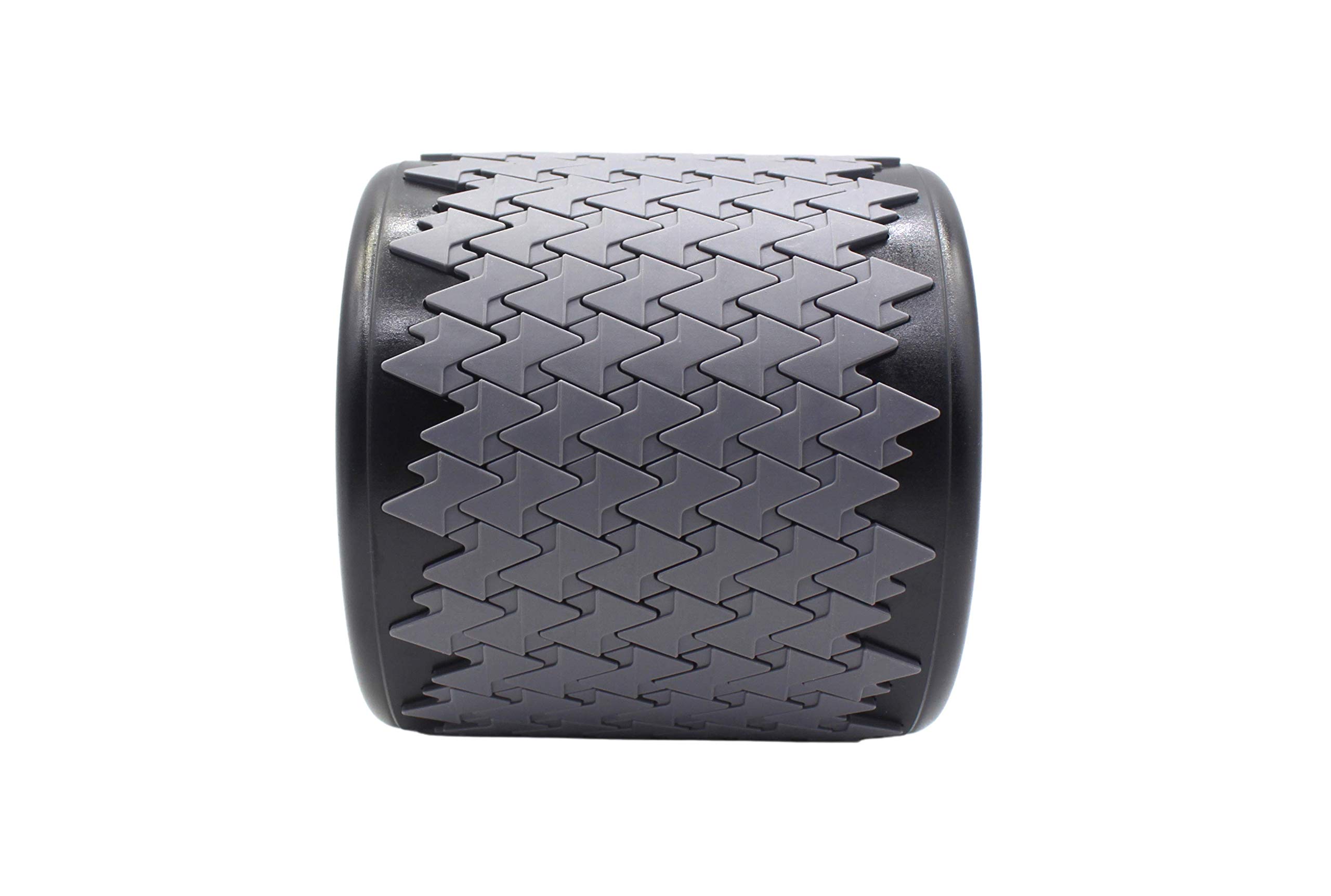 High Density Foam Roller for Muscle Recovery & Deep Tissue Massage - Relieve Sore Muscles, Tension & Pain in Thighs, Arms & Back - Perfect for Post-Workout, Yoga & Physical Therapy (Gray)