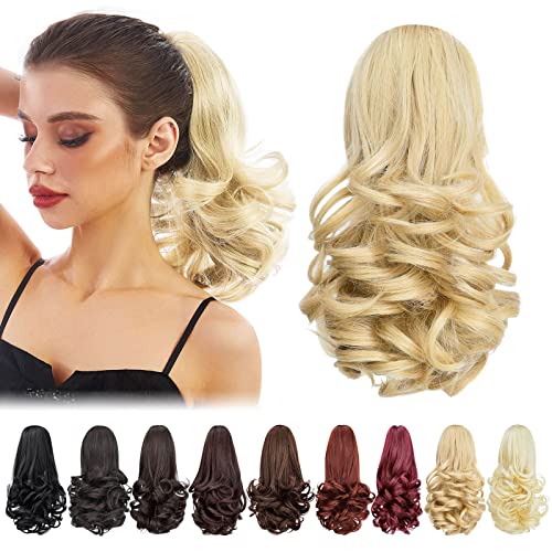 Natural Wavy Ponytail Hair Extension for Women - Clip-in Synthetic Hairpiece for Volume & Length - Perfect for Parties, Weddings & Everyday Styling