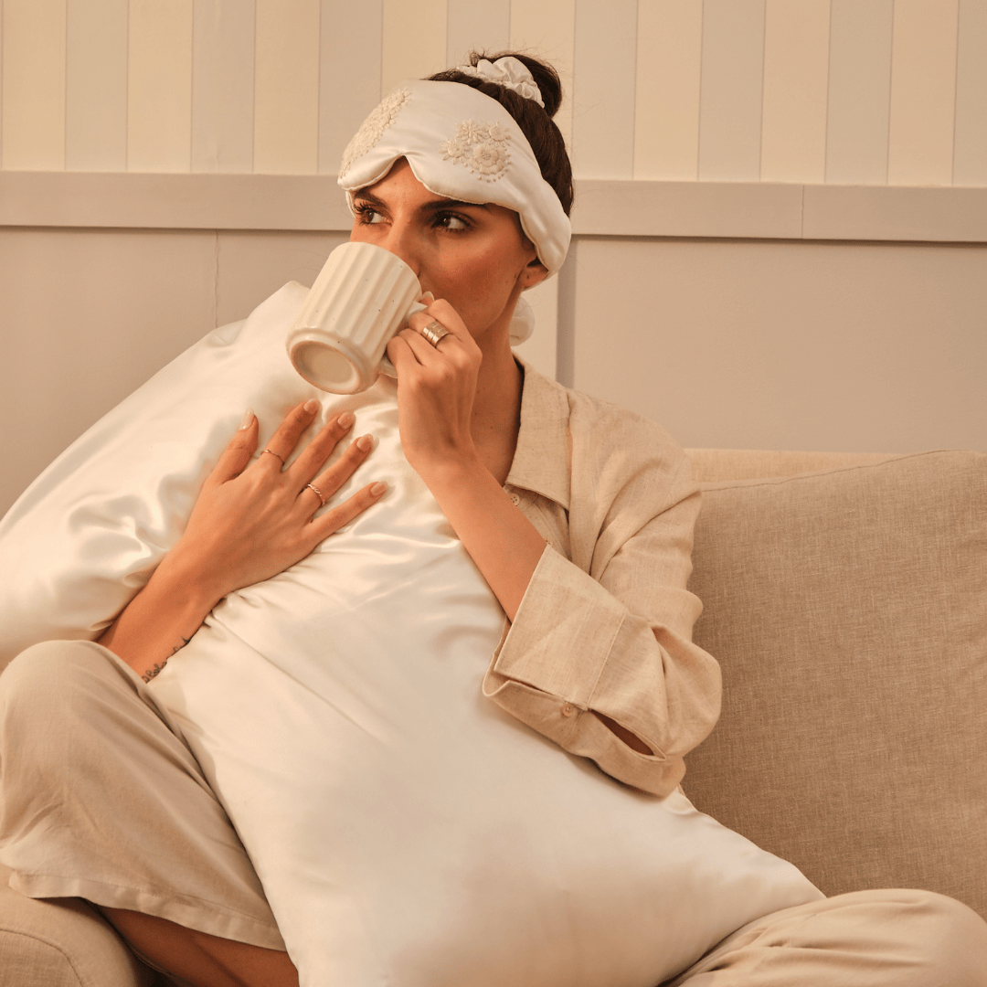 Serenity Sleep Eye Mask for Women & Men - Soft & Comfortable Blackout Blindfold for Better Sleep, Travel, Meditation & Relaxation - Perfect for Nighttime, Naps & Jet Lag Relief
