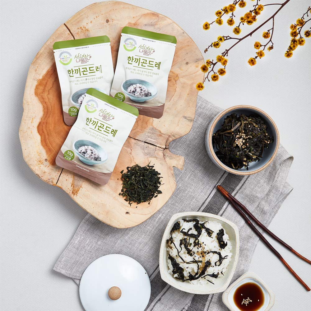 Premium Pyeongchang Hanggi Gondre Namul - Authentic Korean Dried Vegetable Topping for Bibimbap & Rice Dishes | Rich Flavor Seasoning for Home Cooking | Perfect for Meal Prep, Korean Food Recipes & Healthy Eating