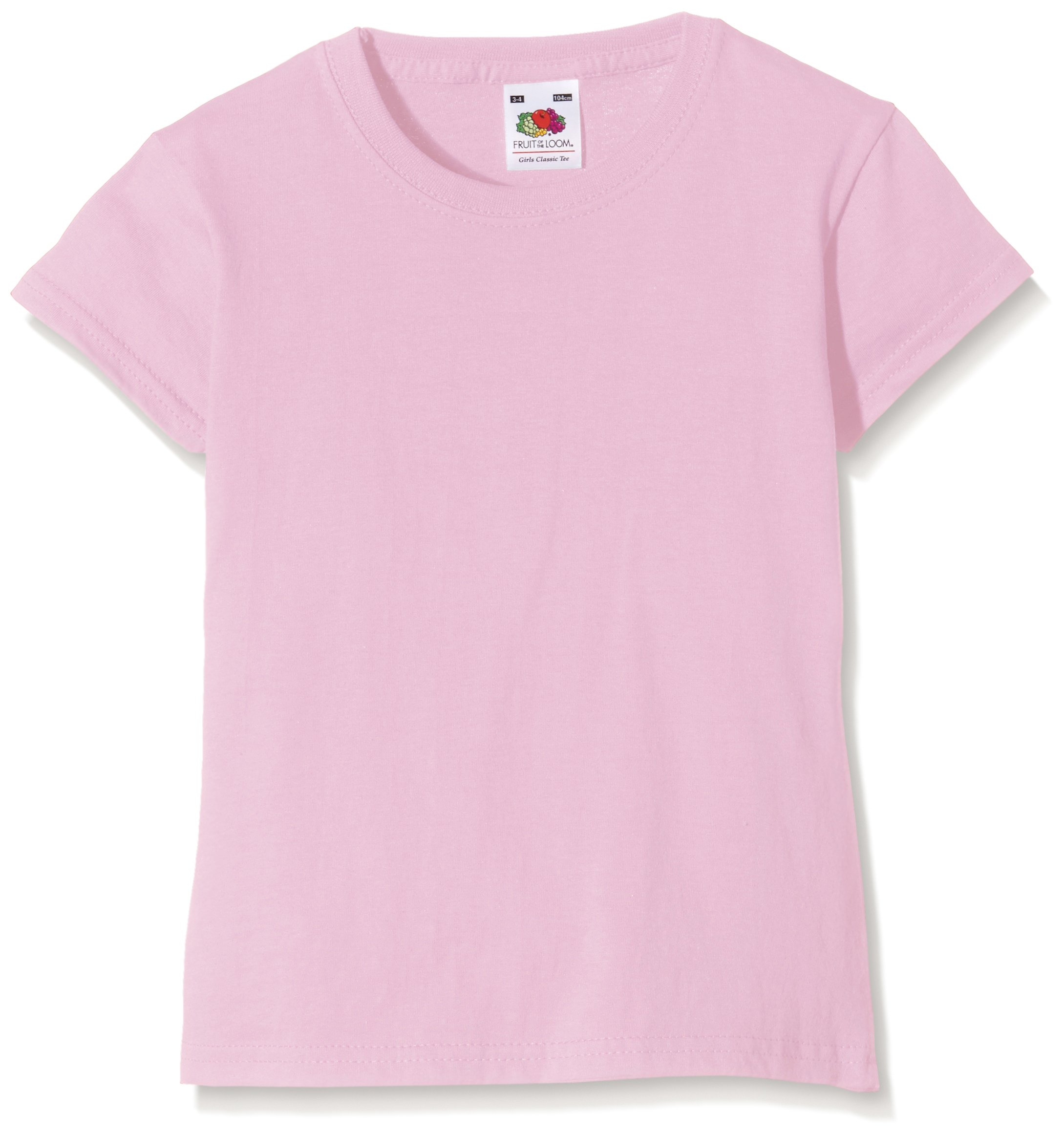 Fruit of the Loom Girls' Valueweight Cotton T-Shirt - Soft & Durable Kids Tee for School, Play & Everyday Wear