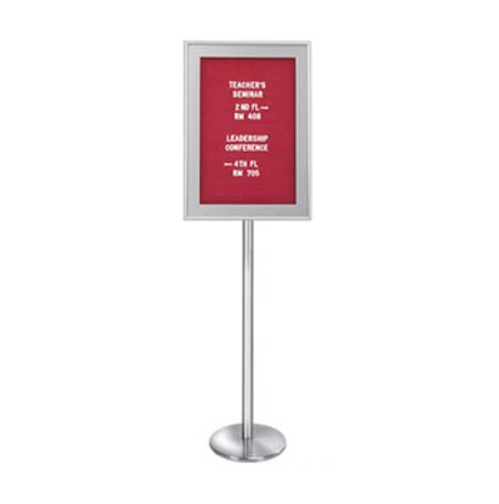Premium Metal Framed Double-Sided Letter Board Sign with Stand - Customizable Message Board for Home Decor, Office, Wedding, Retail & Events