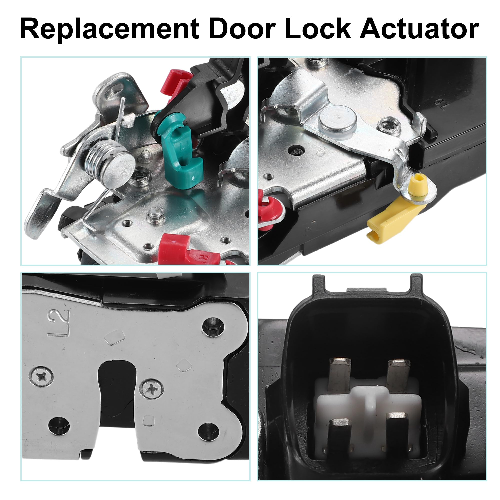 ACROPIX Front Left Door Latch Lock Actuator Replacement for Dodge Dakota Crew Cab - Black (Pack of 1) | Easy DIY Installation & Enhanced Vehicle Security