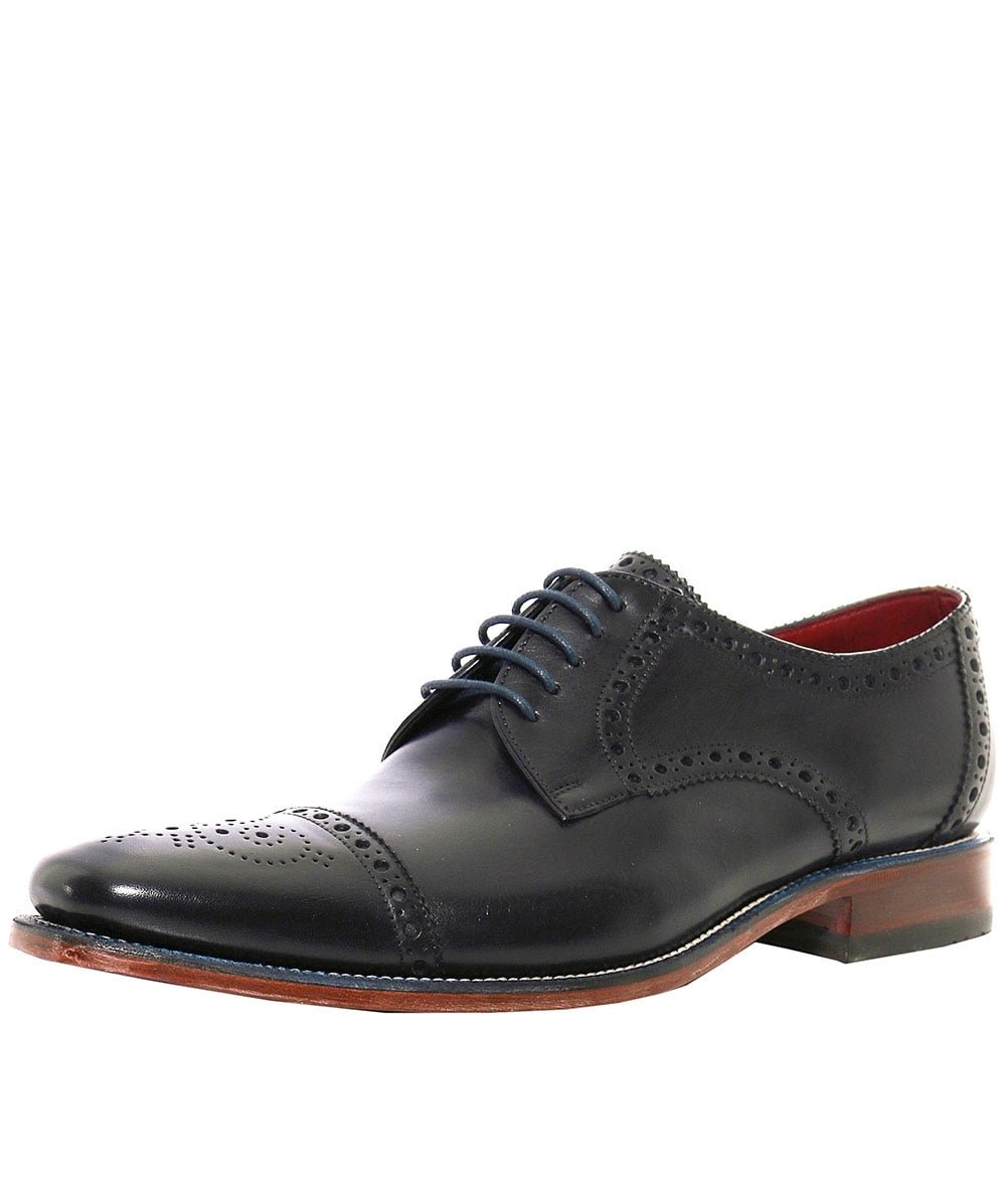 Loake Foley Men's Formal Lace Up Dress Shoes - Oxford Style Business & Wedding Attire for Professional & Special Occasions