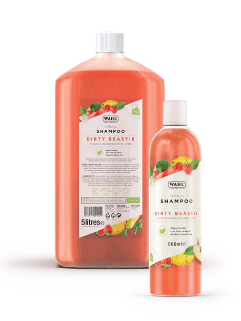 Wahl Dirty Beastie Shampoo for Dogs - Gentle Cleansing Pet Shampoo with Natural Ingredients | Perfect for Bath Time & Grooming at Home