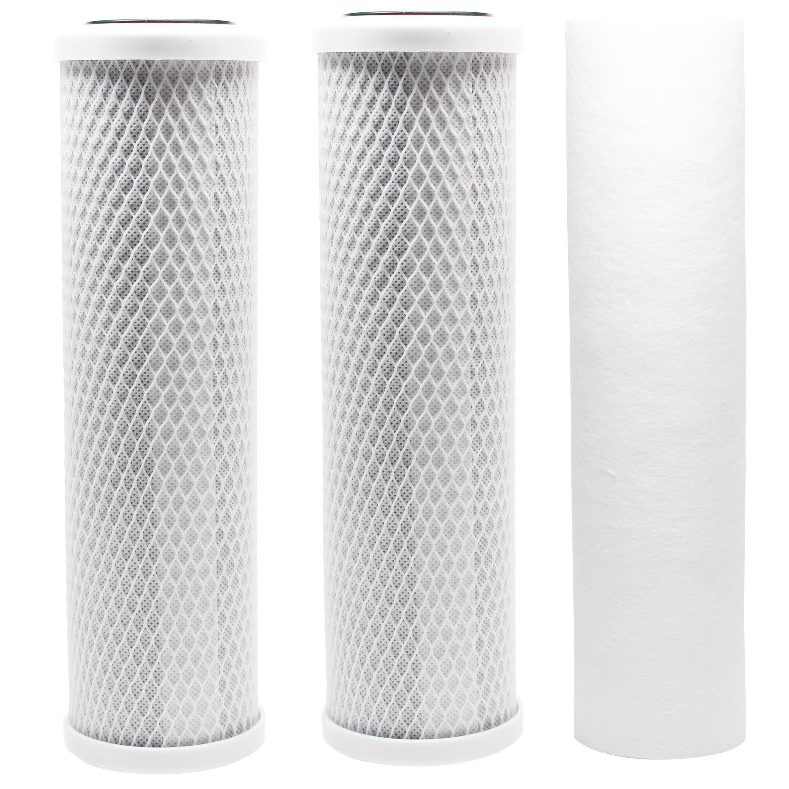 8-Pack Replacement Water Filters for Axeon L1-200 RO System - Carbon Block & Polypropylene Sediment Filters - Denali Pure Brand - Perfect for Home & Office Water Purification Systems
