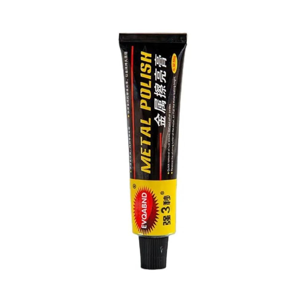 Premium Metal Polish & Grinding Paste for Stainless Steel & Auto Detailing - Professional Metal Surface Restoration, Car Buffing & Jewelry Polishing Compound - Ideal for Automotive, Kitchenware & DIY Metalworking Projects