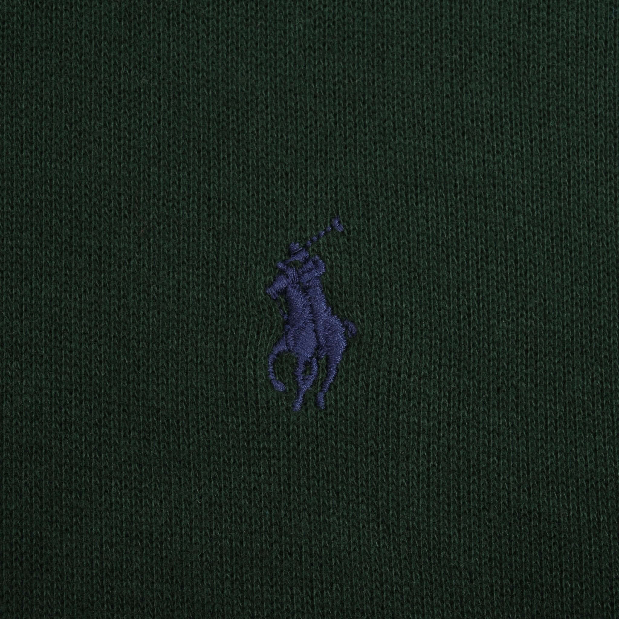 Ralph Lauren Men's Pine Green Quarter Zip Sweater - Large Tall Size, Comfortable Pullover for Casual Wear & Outdoor Activities
