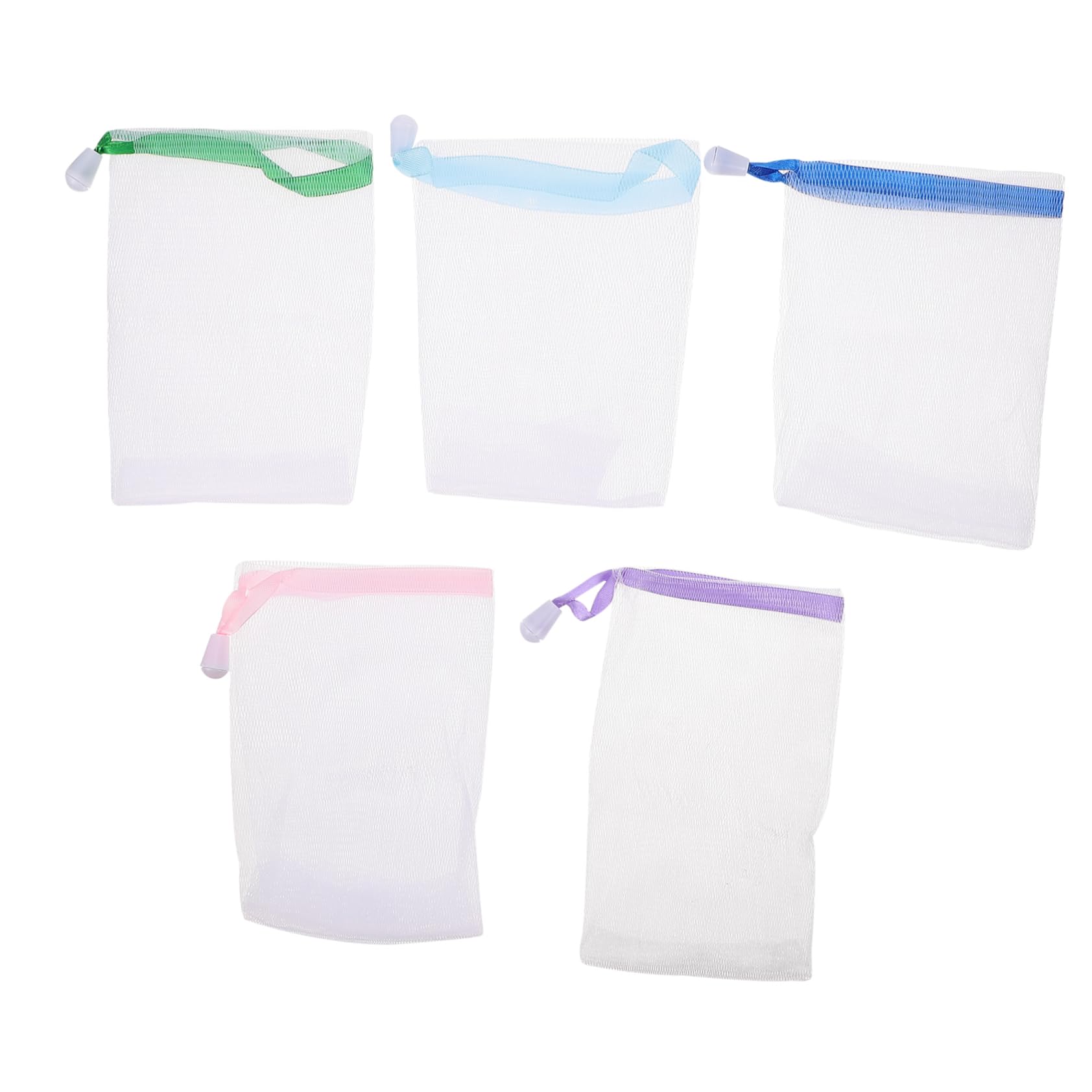 20Pcs Reusable Soap Foaming Nets - Durable Mesh Soap Saver Bags with Hanging Rope for Lathering & Storing Bar Soaps - Bath & Shower Accessories for Sensitive Skin - Eco-Friendly Home, Travel, Gym & Camping Essentials - Perfect for Creating Luxurious Lather & Reducing Soap Waste - Great for Daily Shower, Spa Days, Travel Toiletries, Sustainable Bathroom Routine & Gift Giving - Ideal for Sensitive Skin Care, Eco-Conscious Living, Hotel Stays and On-the-Go Hygiene