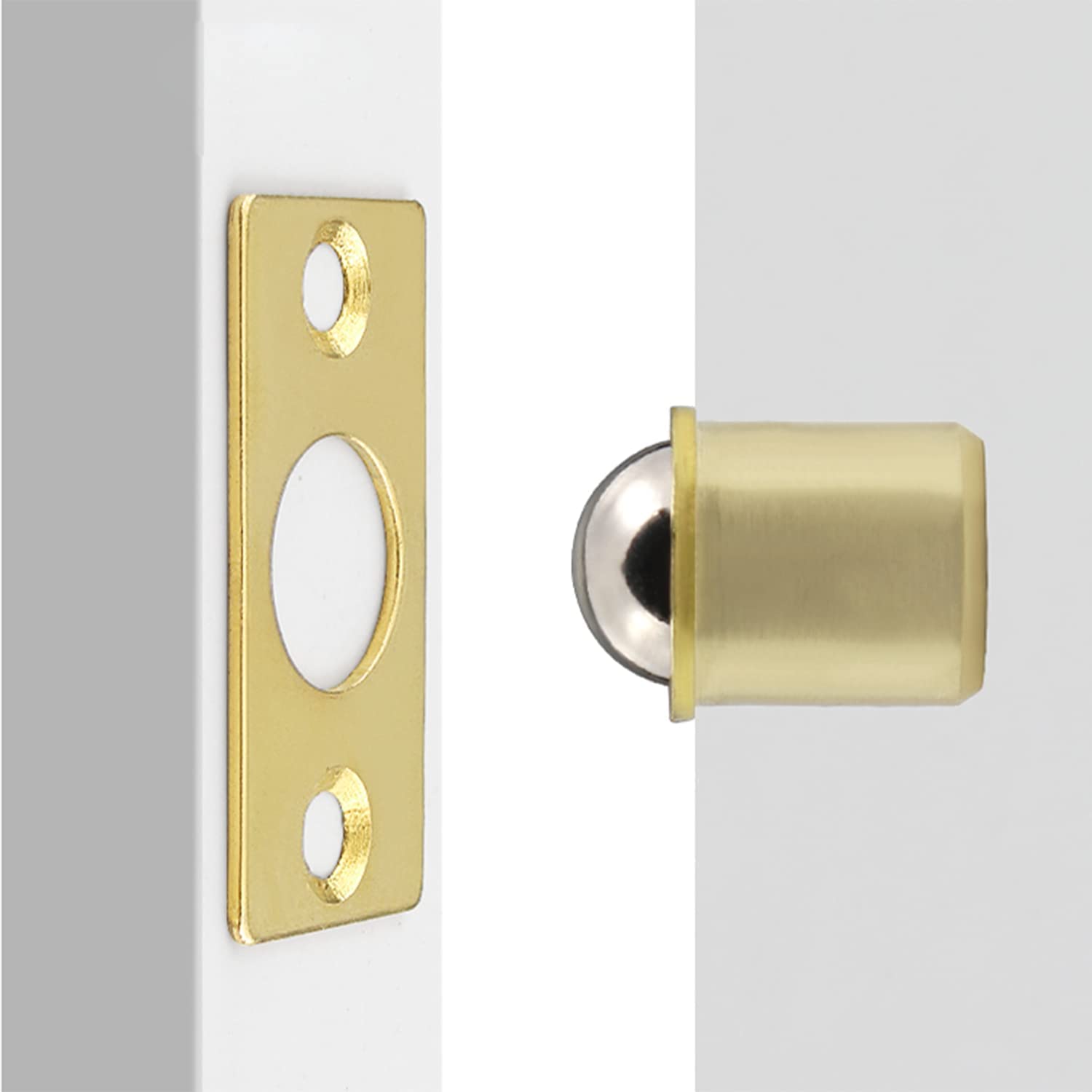 **MroMax 5Pcs Brass Ball Catch for Closet Doors - 0.31
