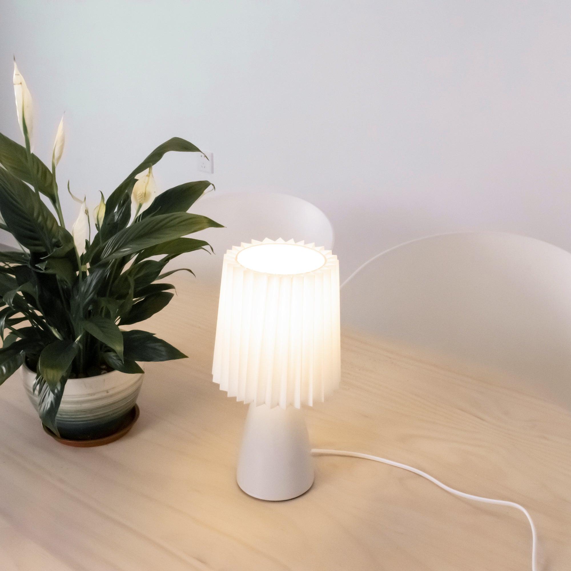 Delilah Table Lamp - Modern LED Nightstand Lamp with USB Port, Touch Control & Adjustable Brightness for Bedroom, Living Room, Office & Nursery Decor