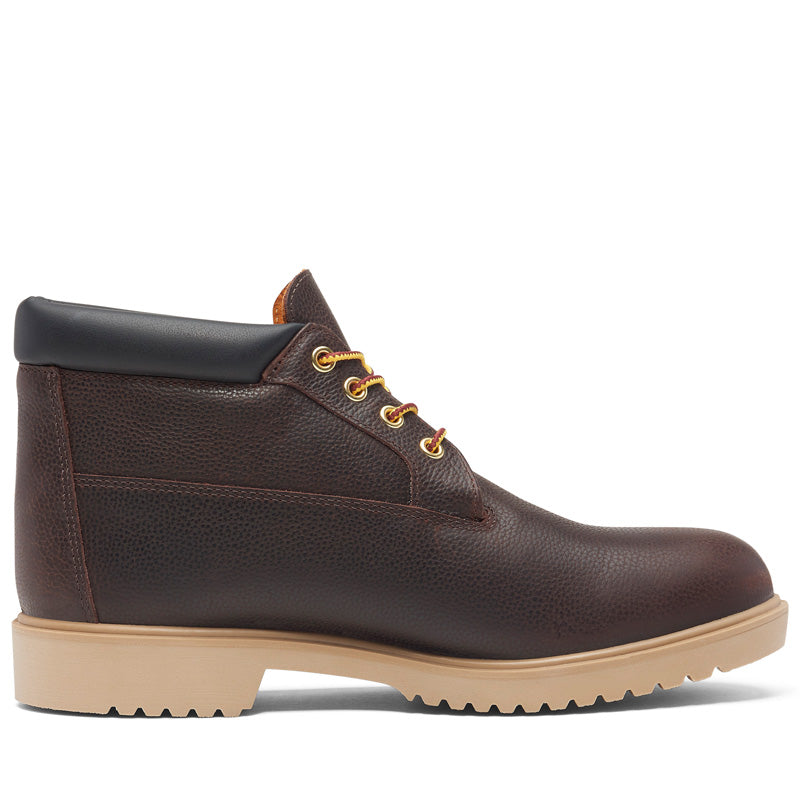 Timberland 1973 Newman Mid Lace Waterproof Boots for Men - Dark Brown Espresso Leather - Hiking, Outdoor & Work Boots for All Weather Conditions