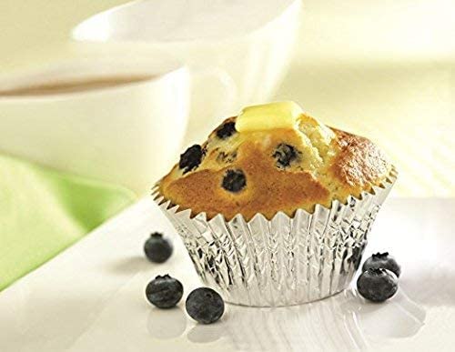 Reynolds Bakers Choice Mini Foil Baking Cups - 96 Count (2 Packs of 48) - Perfect for Cupcakes, Muffins & Mini Desserts - Non-Stick & Disposable Baking Liners for Easy Cleanup