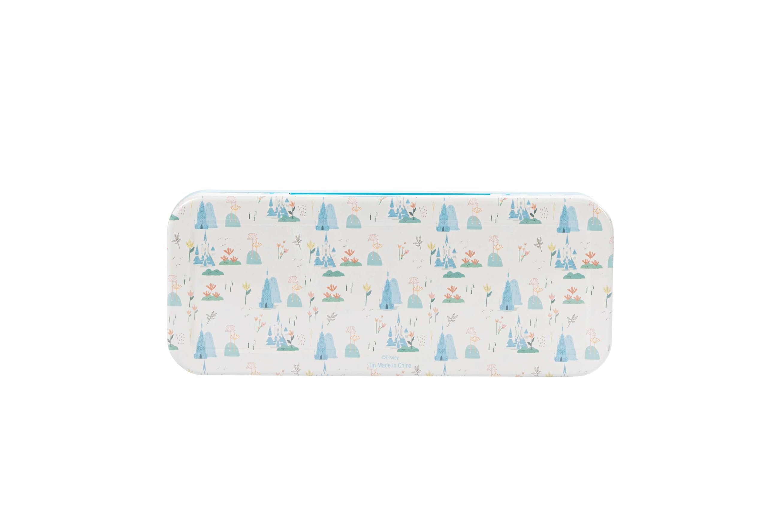 Frozen Artisan Picnic Travel Beauty Tin Set - 3 Tier Makeup Kit for Girls with Lip Gloss, Eyeshadow, Makeup Applicators & Hair Accessories | Disney Frozen Themed Cosmetic Gift for Kids, Travel & Playtime