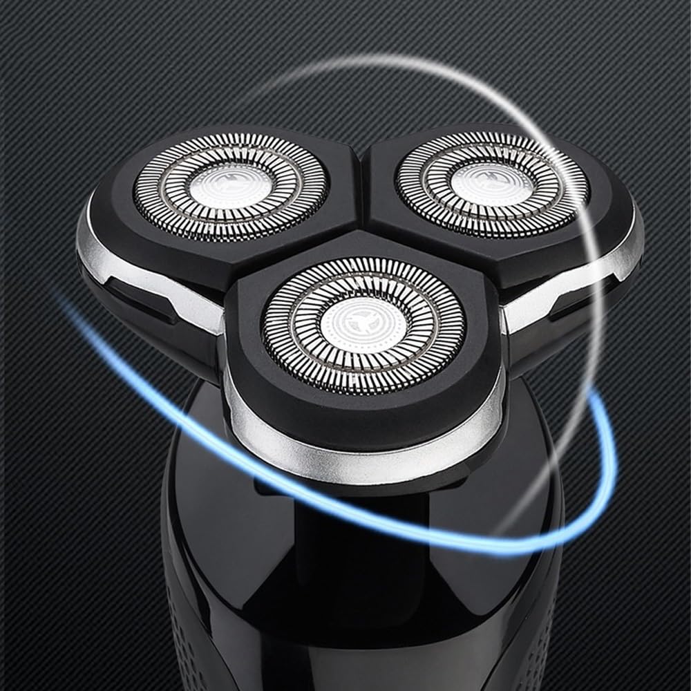 Electric Head Shaver for Bald Men - Rechargeable Wet/Dry Waterproof Razor with Fast Charging | Perfect for Smooth Head Shaving & Beard Trimming at Home or Travel