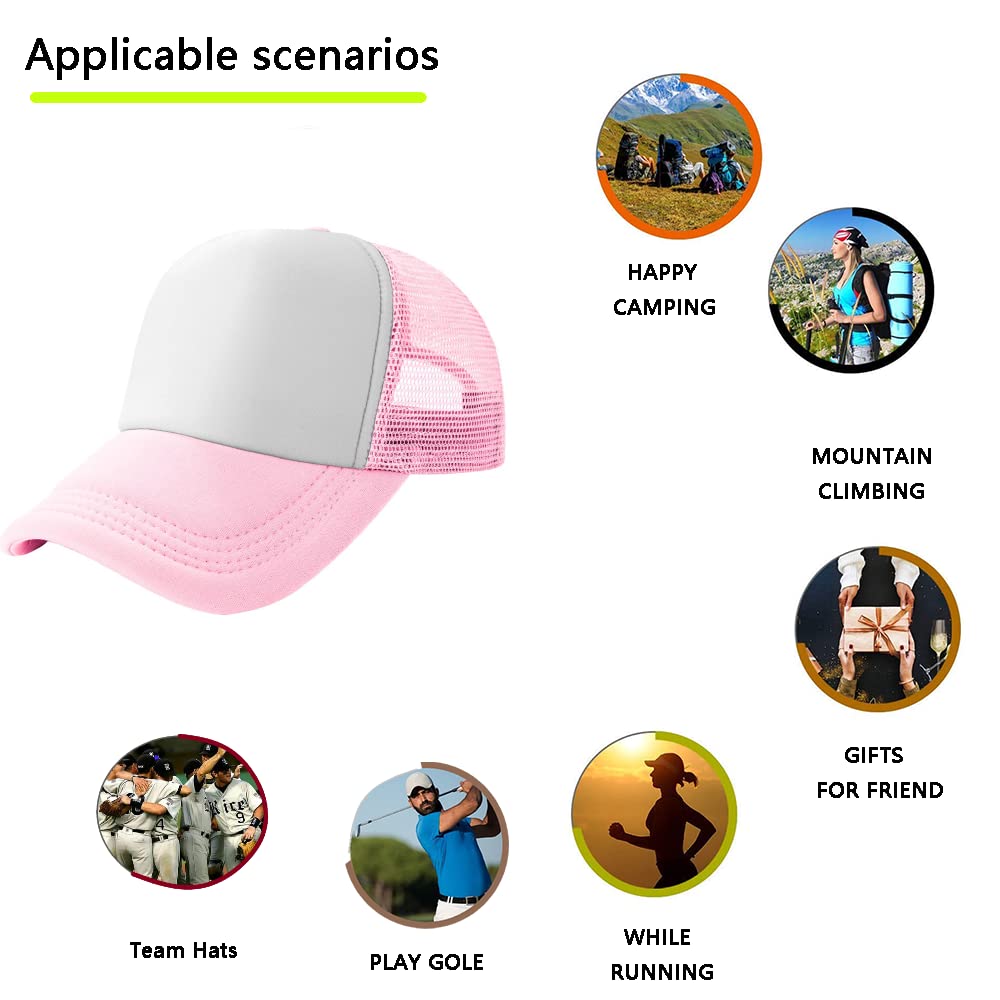 Custom Hats Personalized with Text & Photos - Baseball Cap & Trucker Hat for Men & Women - Create Your Unique Design - Perfect for Gifts, Sports Events & Brand Promotions