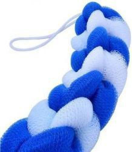 Long Bath Loofah Back Scrubber - Exfoliating Body Scrubber for Shower & Bath (Pack of 3, Multicolor) - Perfect for Deep Cleansing, Dead Skin Removal & Spa-Like Experience at Home