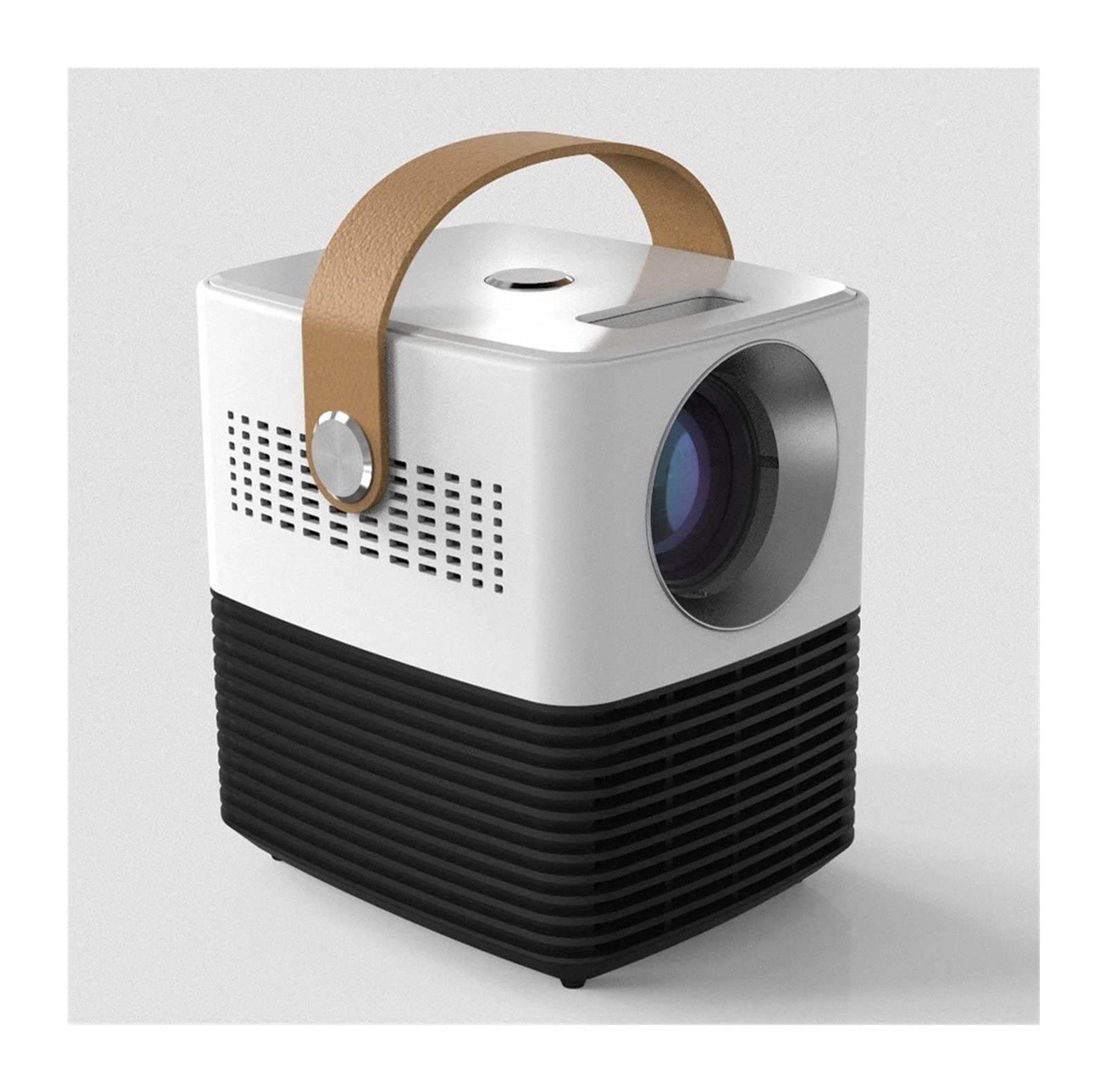AAOTE Mini Portable Smart WiFi HD LED LCD Projector - Home Theater, Gaming, Parties & Outdoor Movie Night - Compact Cube Design for Indoor & Outdoor Use