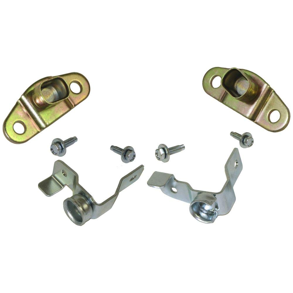 4-Piece Tailgate Hatch Lower Hinge Gate Side Body Kit - Compatible with 2004-2012 Chevy Colorado & GMC Canyon Trucks - Perfect for Truck Bed Access & Tailgate Repair