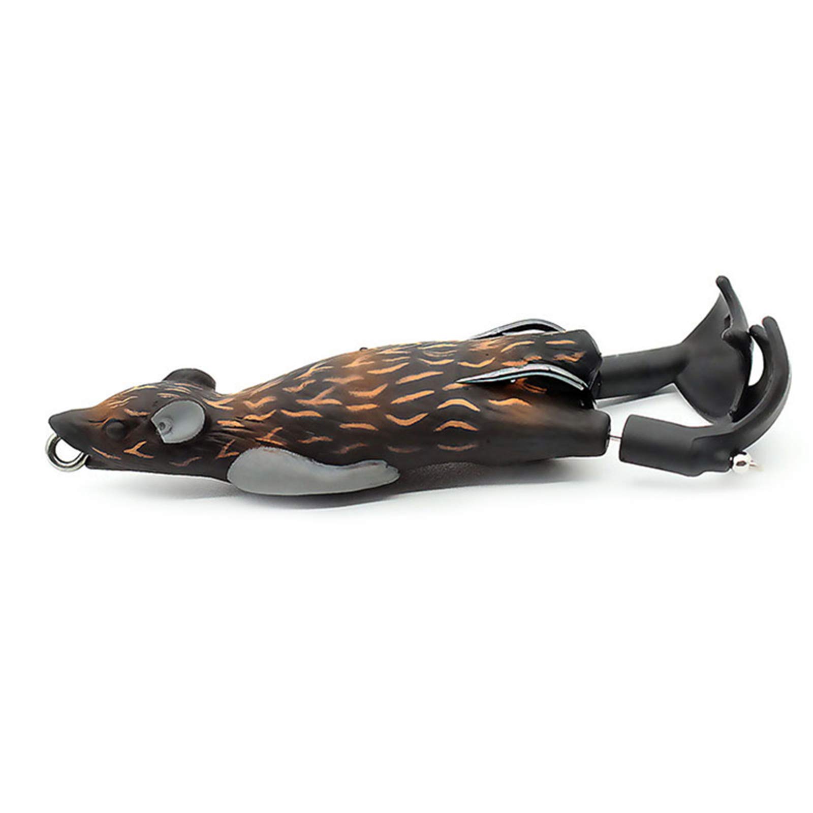 Arinda Bionic Bait Simulation Mouse Fishing Lure - Realistic Mouse-Shaped Bait for Bass, Trout & Freshwater Fishing - Durable & Reusable Artificial Lure for Outdoor Fishing Adventures (Great for Lakes, Rivers & Ponds)