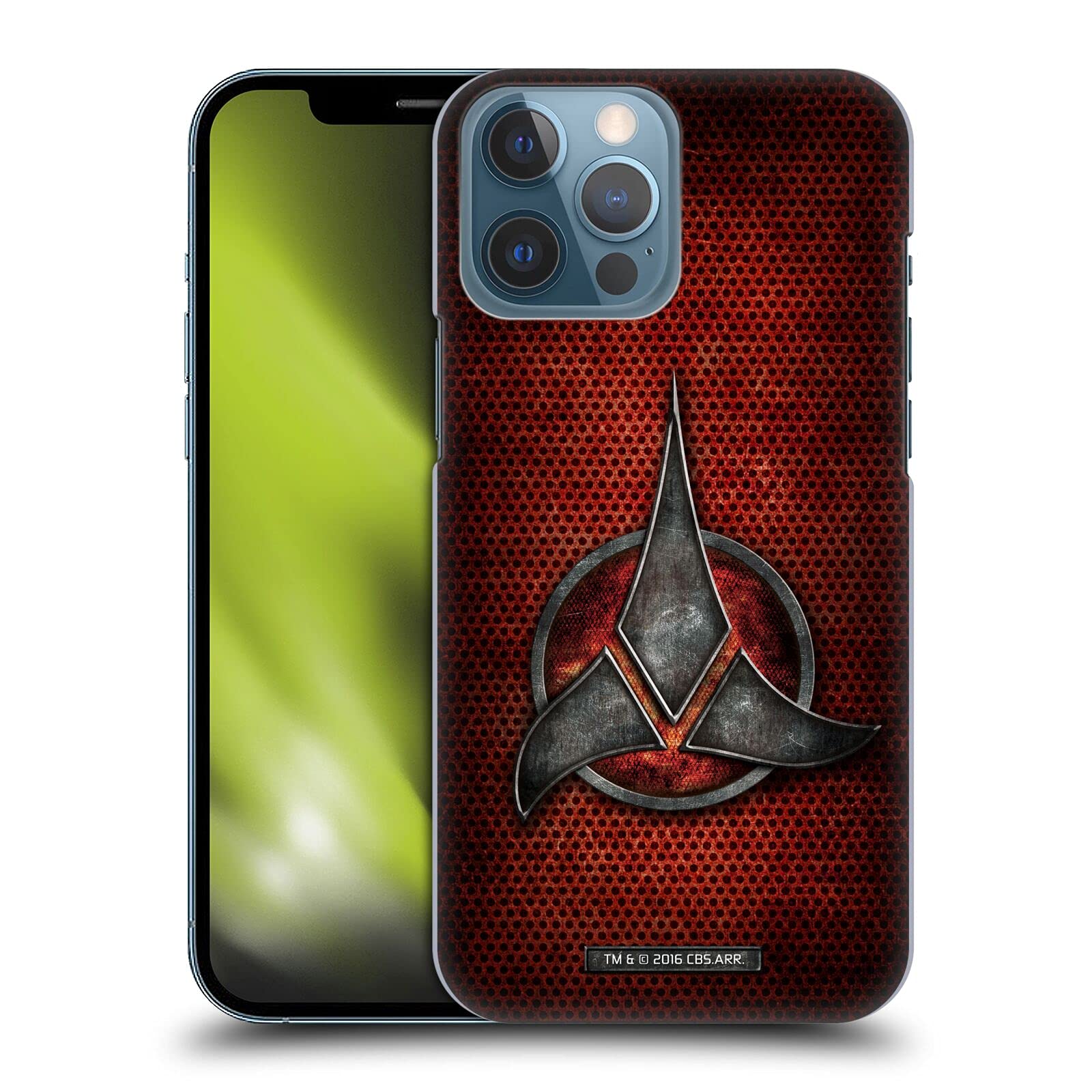 Officially Licensed Star Trek Klingon Empire Badge Hard Case for Apple iPhone 13 Pro Max - Durable Protective Cover for Sci-Fi Fans & Trekkies (Perfect for Cosplay, Conventions & Daily Use)