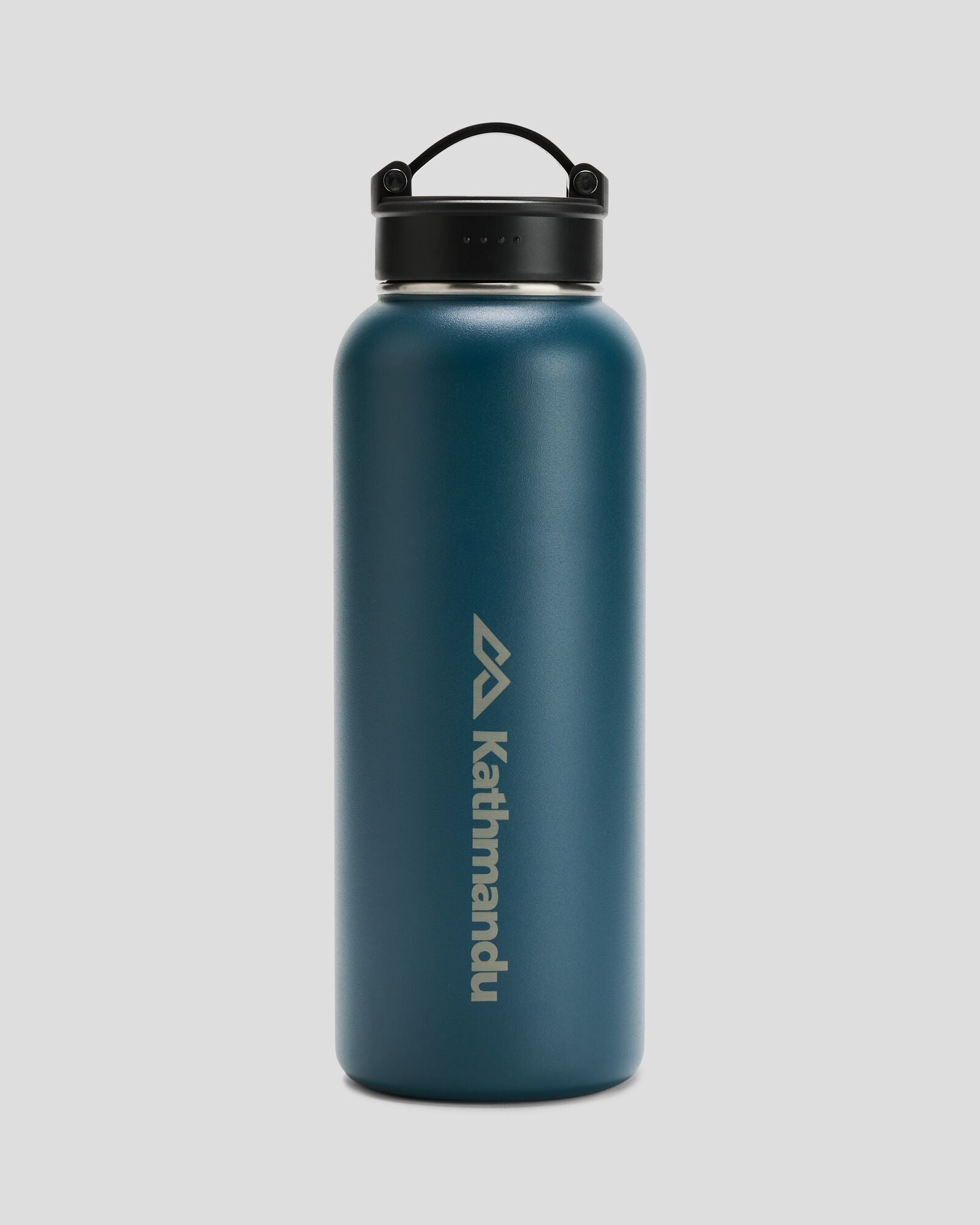 1.2L Insulated Drink Bottle with Carry Handle - Deep Sea Blue - Perfect for Hiking, Camping & Outdoor Adventures