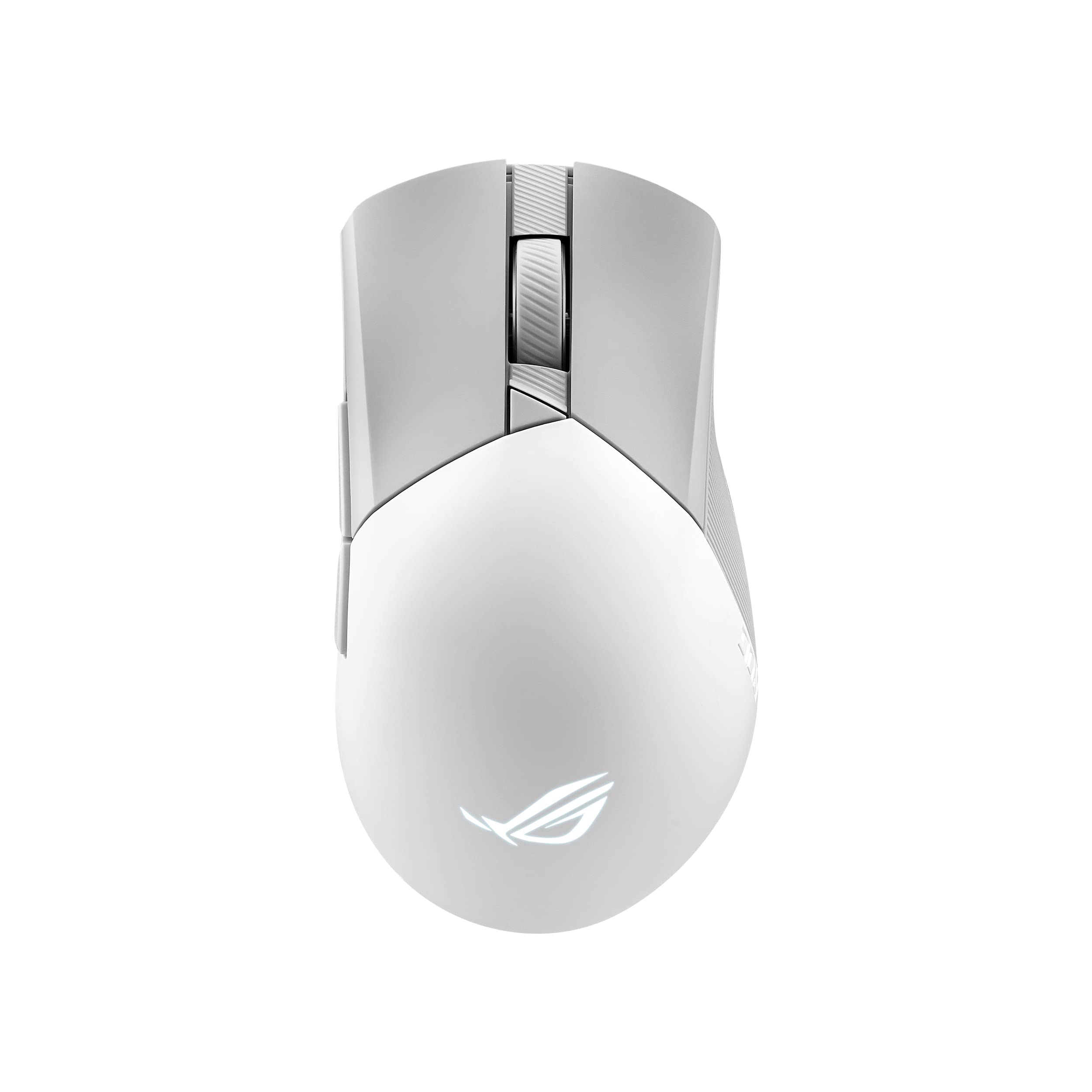 ASUS ROG Gladius III Wireless Gaming Mouse - 36000 DPI Optical Sensor, 6 Programmable Buttons, Hot-Swappable Switches, Paracord Cable (White) - Perfect for FPS, MOBA & Esports Gaming