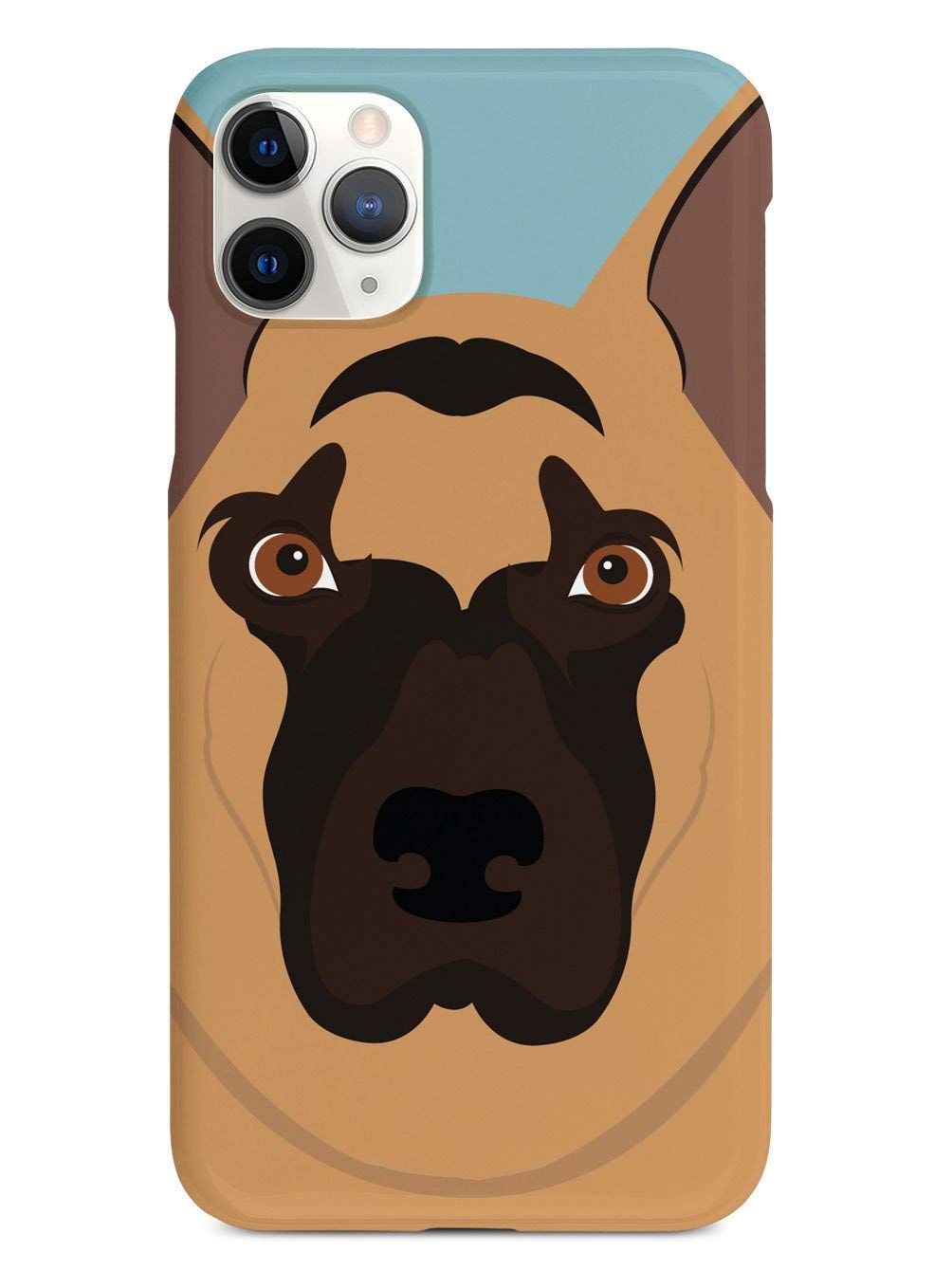 German Shepherd Face iPhone 11 Pro Case - 3D Textured Protective Cover for Apple iPhone 11 Pro - Shockproof & Scratch Resistant - Perfect for Dog Lovers & Pet Owners