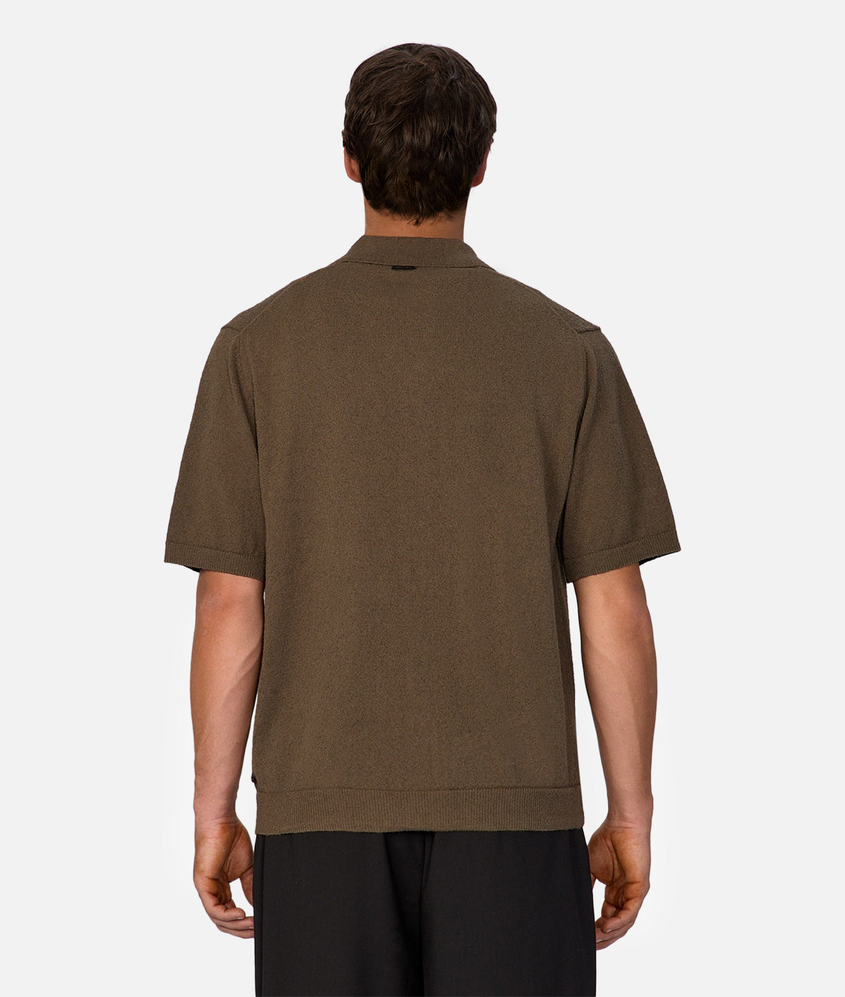 Dali Short Sleeve Shirt for Men - Dark Olive Green Casual Button Down Shirt - Perfect for Summer Outfits, Beach Wear & Outdoor Activities
