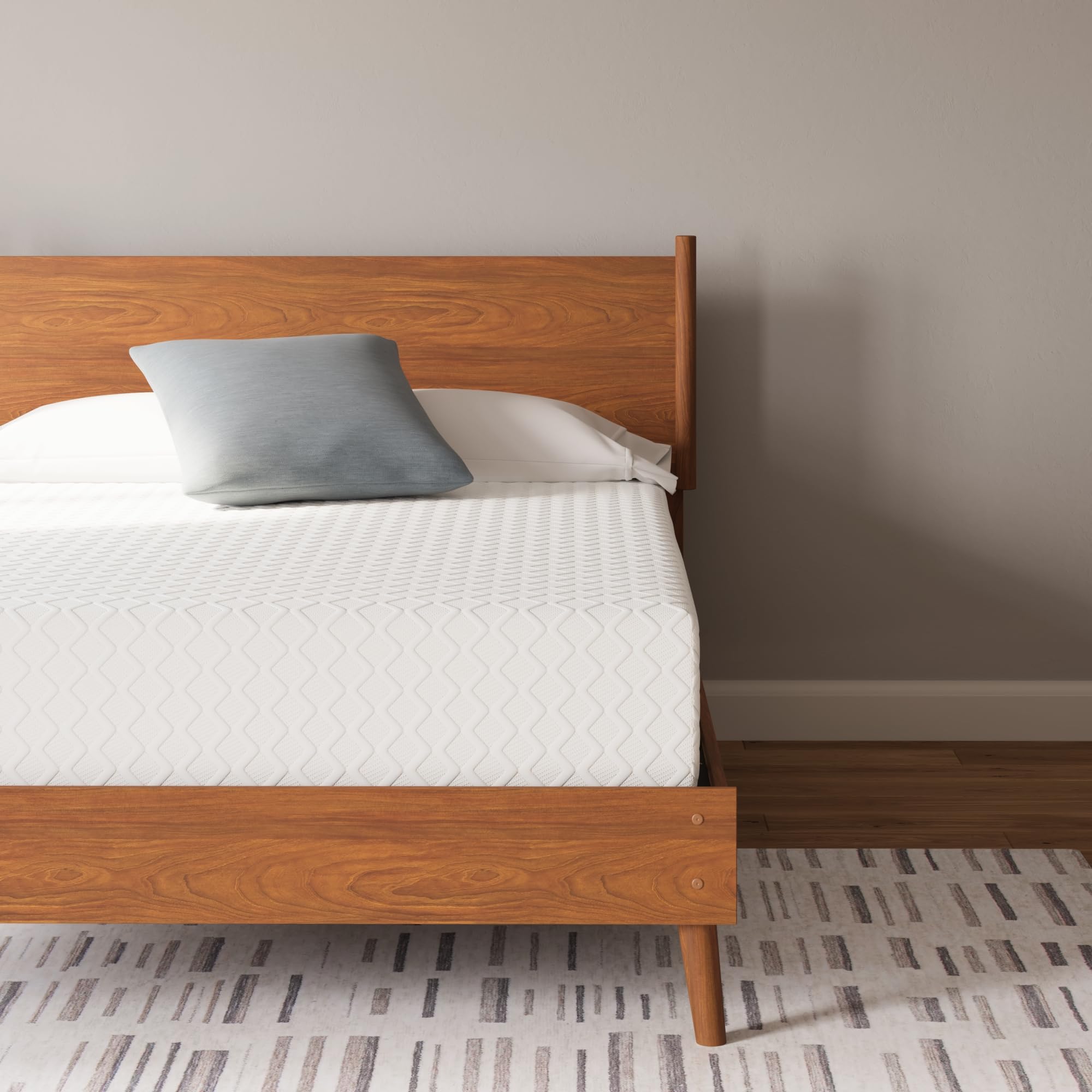 Signature Design by Ashley Queen Size Chime 12 Inch Medium Firm Memory Foam Mattress with Green Tea & Charcoal Gel - Pressure Relief & Cooling Support for Back, Stomach & Side Sleepers | Perfect for Bedroom, Guest Room & Apartment