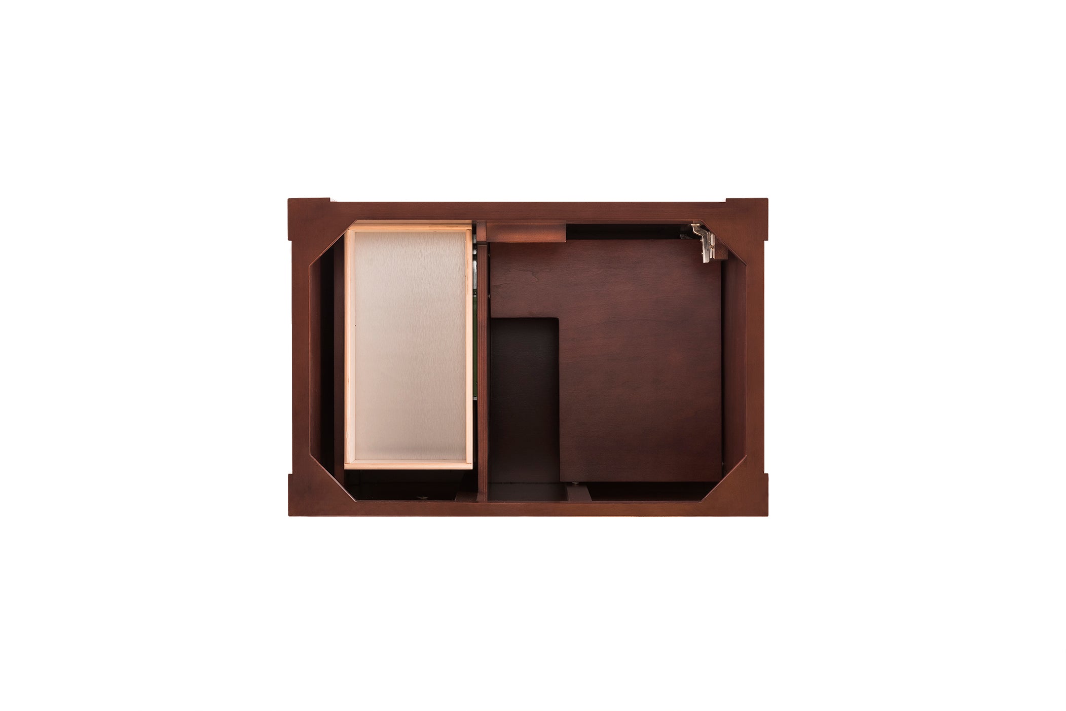 Brookfield 36-Inch Warm Cherry Wood Bathroom Vanity with Single Sink - Perfect for Modern Home Bathroom Renovation and Decor
