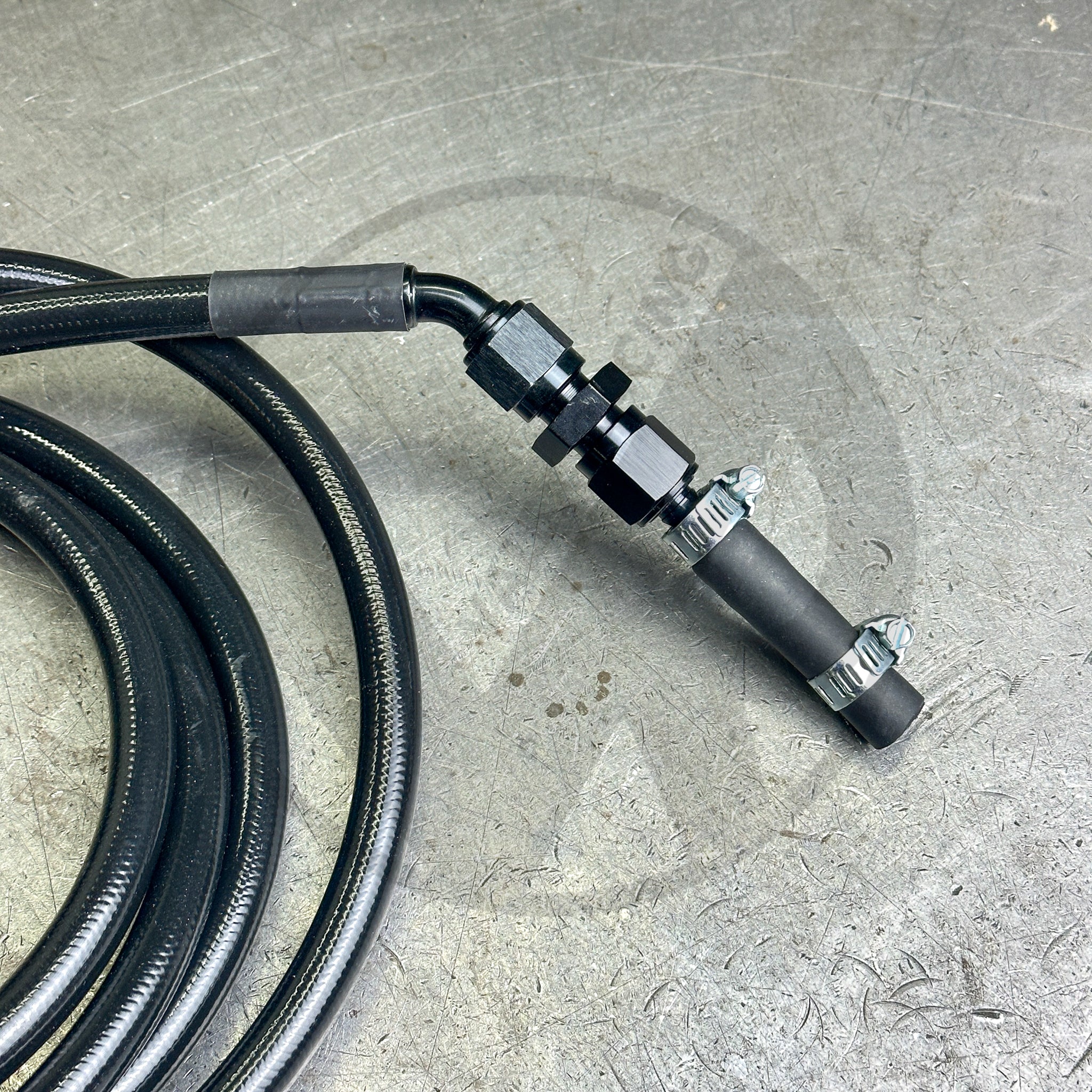94-95 Acura Integra E85 Compatible Black Stainless Steel Fuel Lines Kit 6AN - Bolt On Direct Fit for Performance Upgrades & Engine Modifications - Perfect for Racing, Tuning, and Street Performance