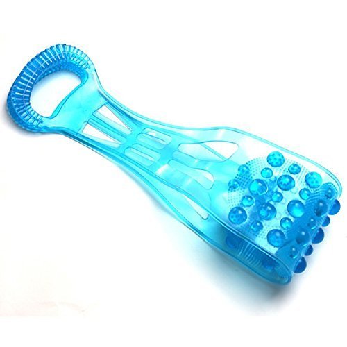 Dual Sided Scrubber Belt for Back & Body | Silicone Bath Brush Massager with Exfoliating & Blood Circulation Benefits | Foot Cleaner & Shower Accessories | Perfect for Spa, Home Use & Skin Care Routine