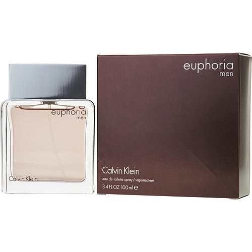 Calvin Klein Euphoria Men's Eau De Toilette Spray for Men - Fresh Woody Fragrance, Long Lasting Cologne, Perfect for Date Night & Special Occasions