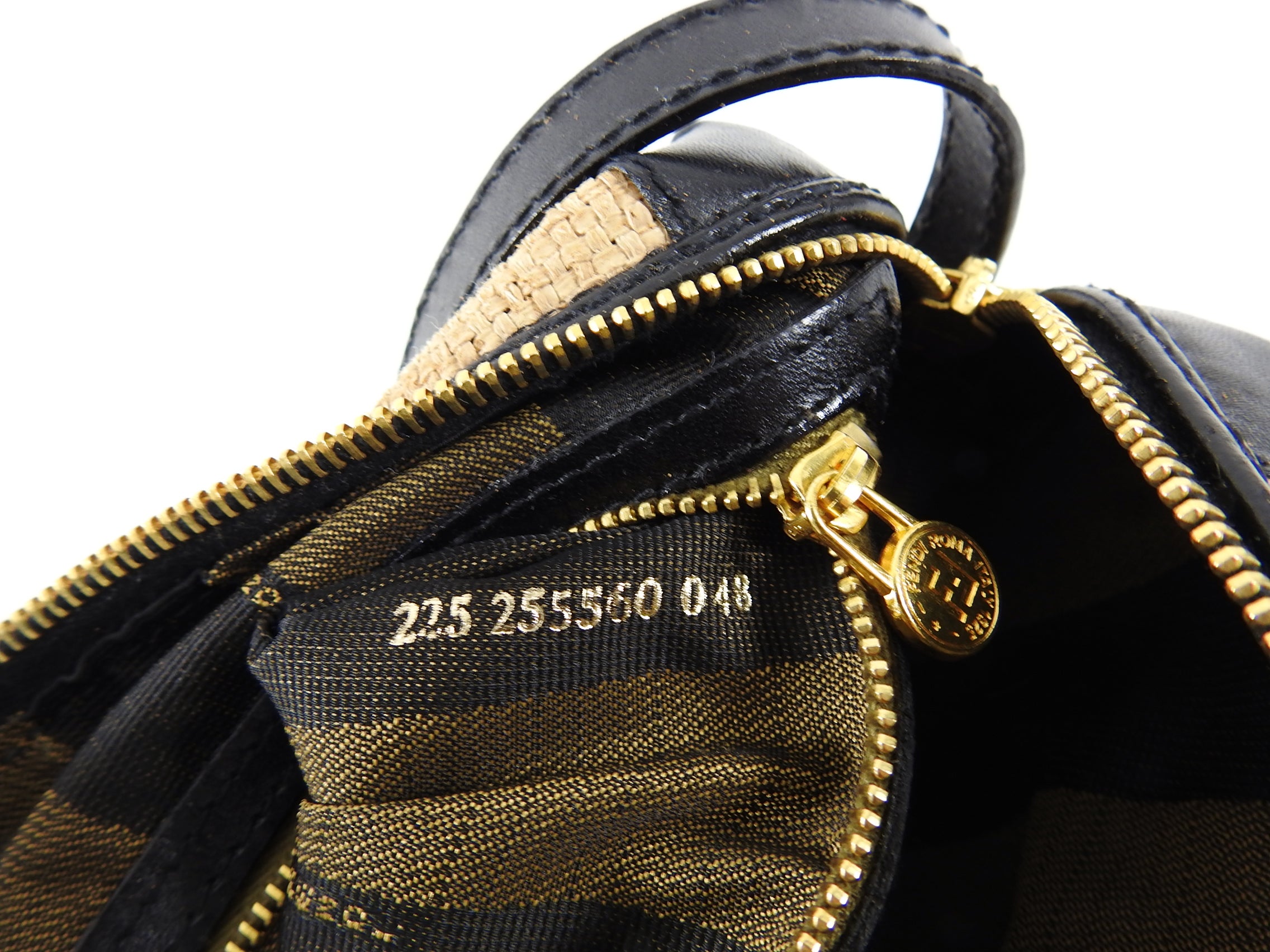 Vintage Fendi 1990's Small Leather & Toile Crossbody Bag - Perfect for Everyday Use, Travel & Fashion Accessories