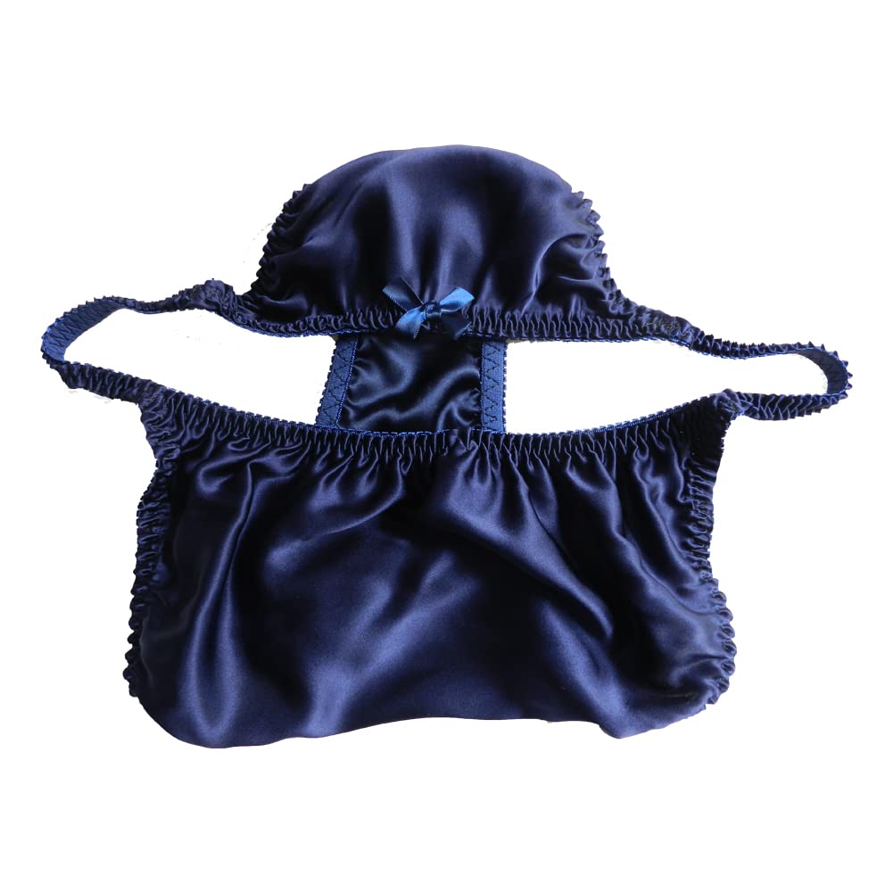 Sexy Women's 100% Silk Panties String Bikini Underwear - Comfortable & Breathable for Sleepwear, Lingerie & Special Occasions