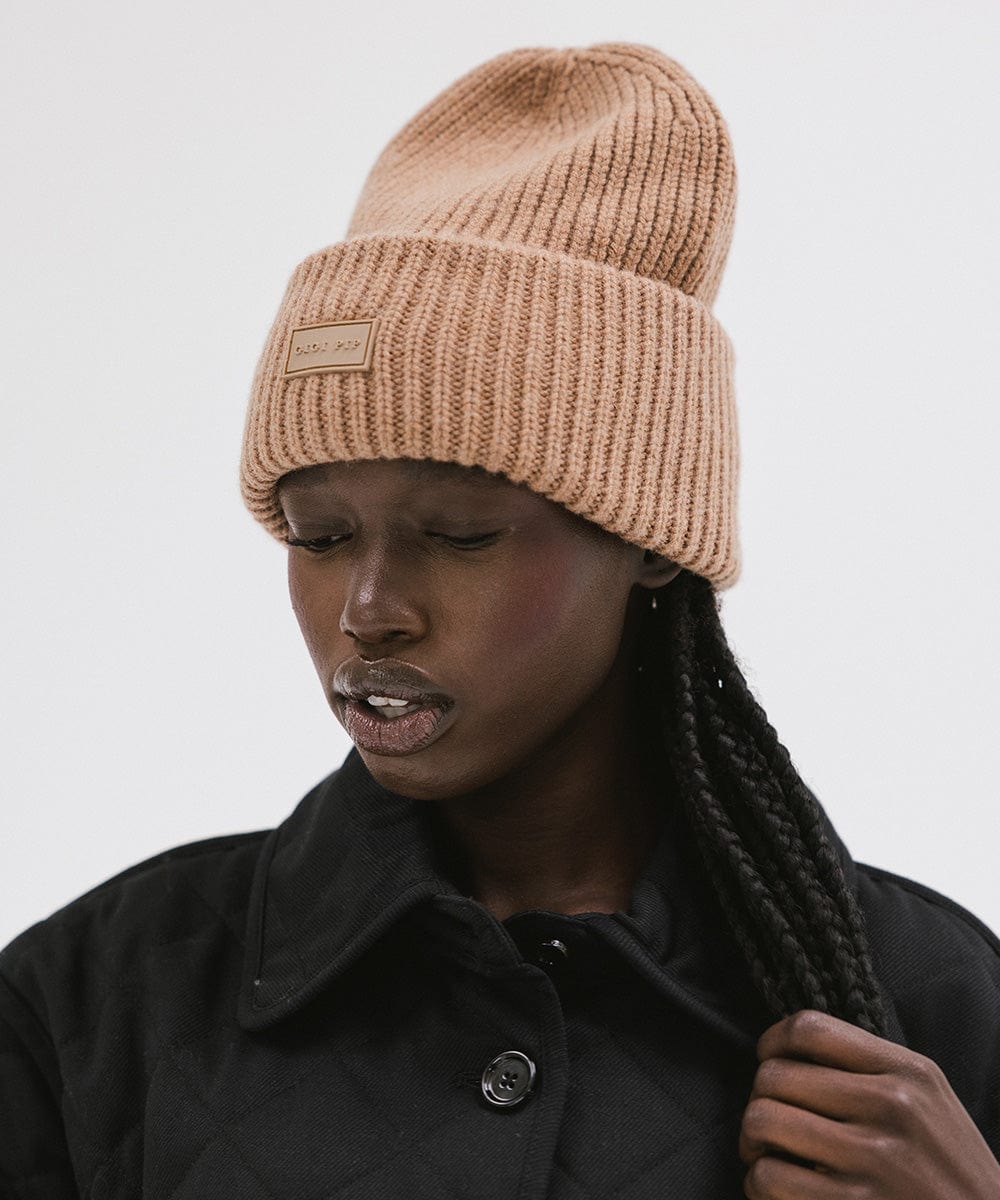 Gigi Merino Wool Beanie Hat for Women - Soft & Warm Winter Knit Cap - Perfect for Skiing, Hiking & Outdoor Activities