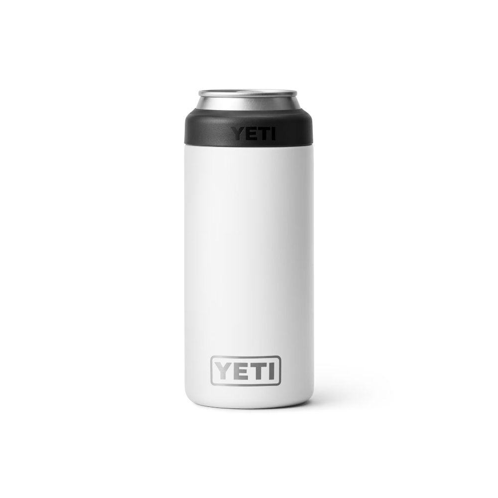 Yeti Rambler 12 oz Colster Slim Can Cooler - Insulated Stainless Steel Beer Can Holder for Camping, Tailgating & Outdoor Adventures