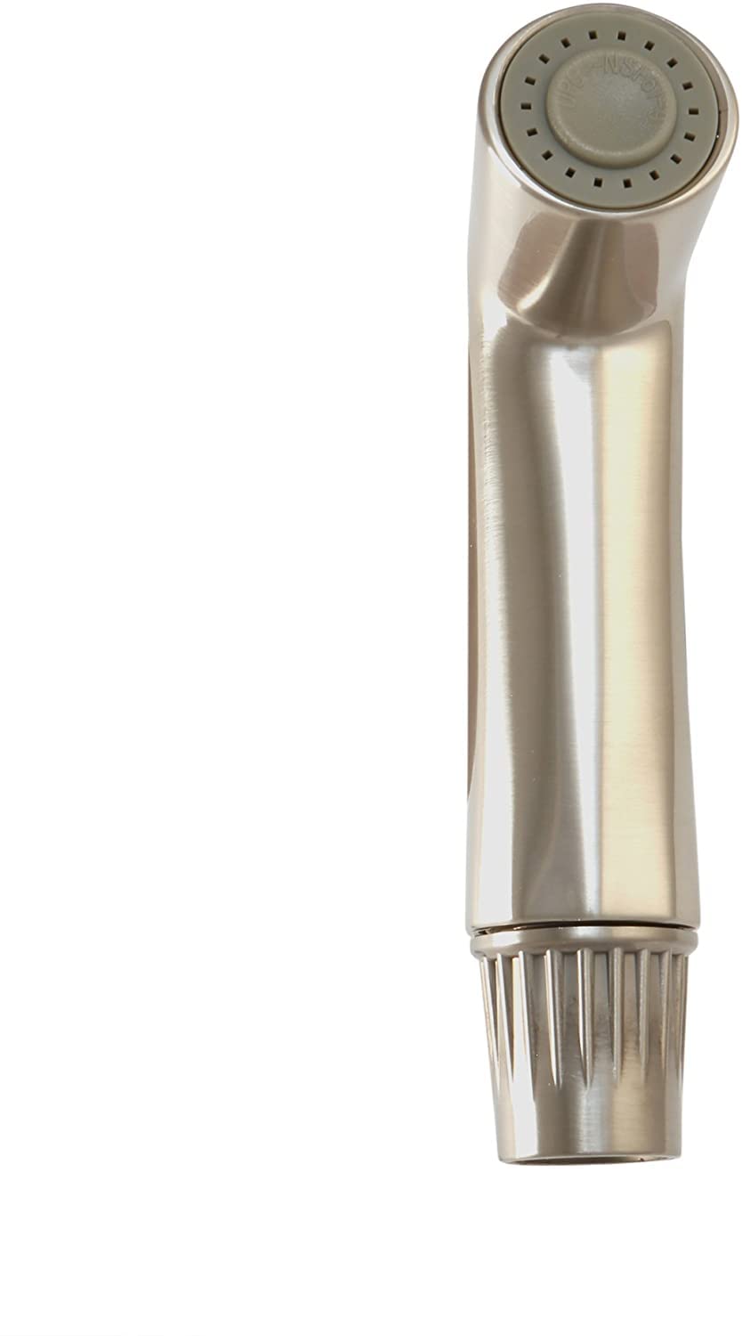 Kitchen Sink Side Spray Head - Brushed Nickel Sink Sprayer Attachment | Pull Out Faucet Sprayer Replacement for Easy Dishwashing & Cleaning