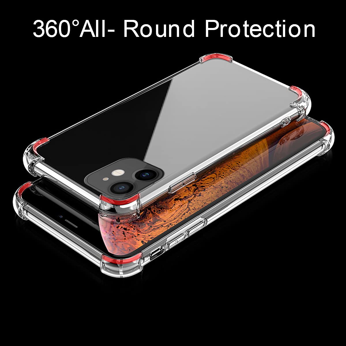 Custom iPhone 11 Phone Case with Multi-Photo Design | Shock-Absorbing TPU Bumper Protection | Clear Protective Cover for Everyday Use, Travel & Special Occasions