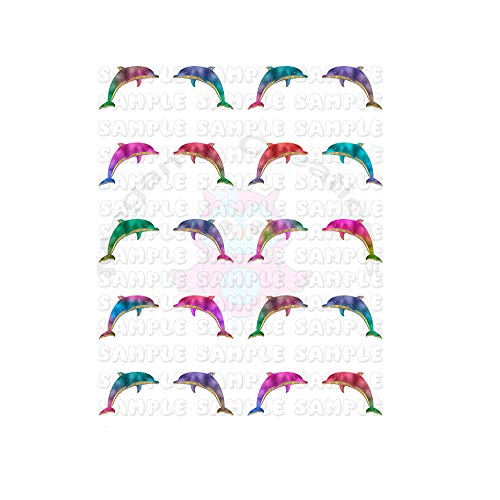 Dolphin Waterslide Nail Decals - Sea Life Nail Art Stickers for Manicure & Pedicure | Perfect for Summer Beach Nails, Pool Parties, and Ocean-Themed Nail Designs