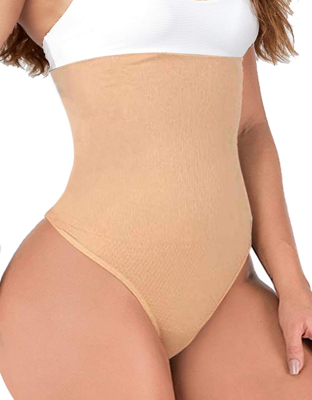 Best Shapewear for Women - Tummy Control Thong Body Shaper with Waist Cincher - Seamless Stomach Shapewear Underwear for Slimming & Smoothing - Perfect for Dresses, Workout & Everyday Wear