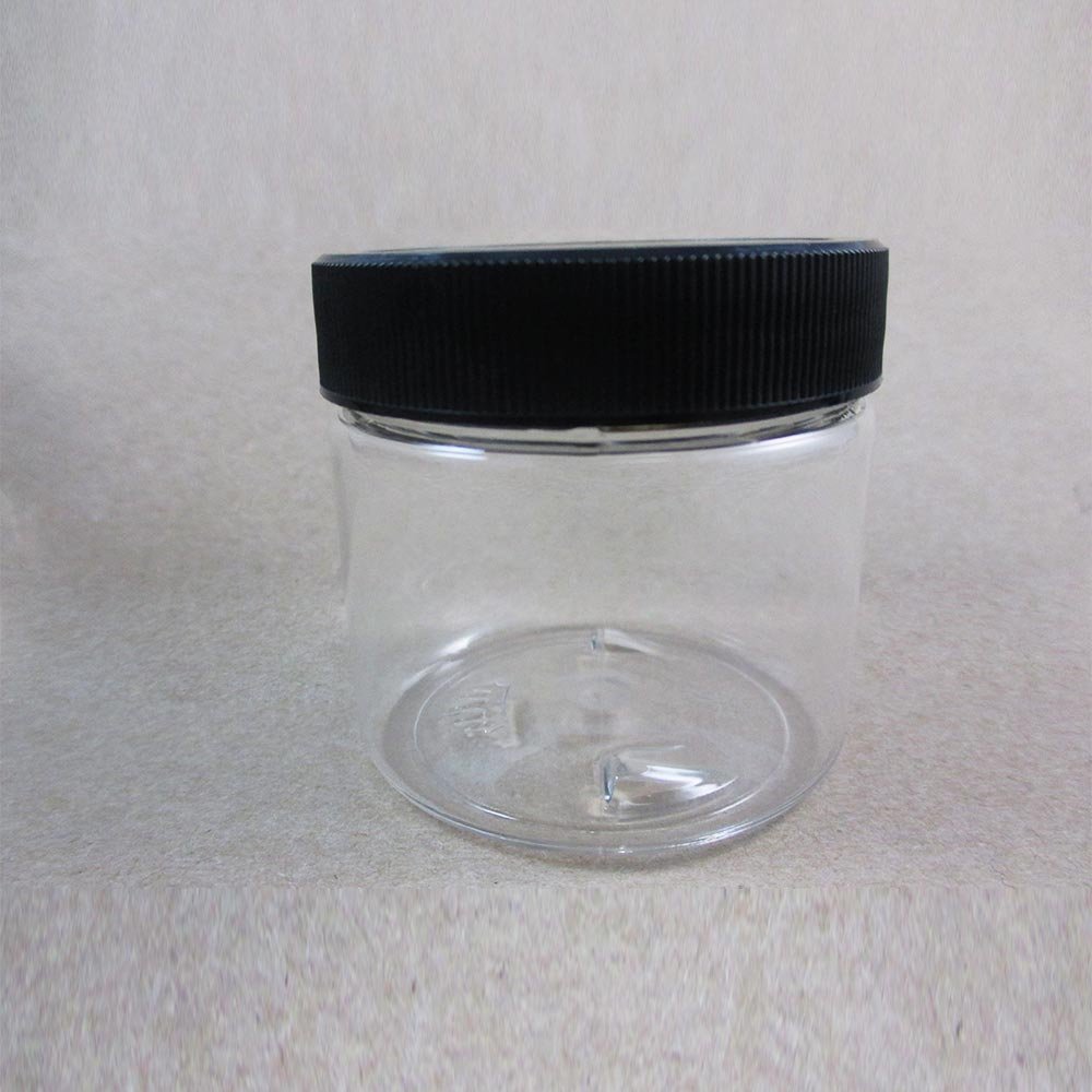 6-Pack 2 oz Clear PET Plastic Empty Cosmetic Jars with Lids - Travel-Friendly Containers for Creams, Makeup, Salves & DIY Skincare (Perfect for Travel, Home Use & Small Business Packaging)