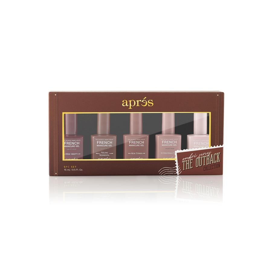 Apres French Manicure Ombre Series - The Outback Set | Professional Nail Art Kit for Salon & Home Use | Perfect for Bridal, Party & Special Occasion Nails